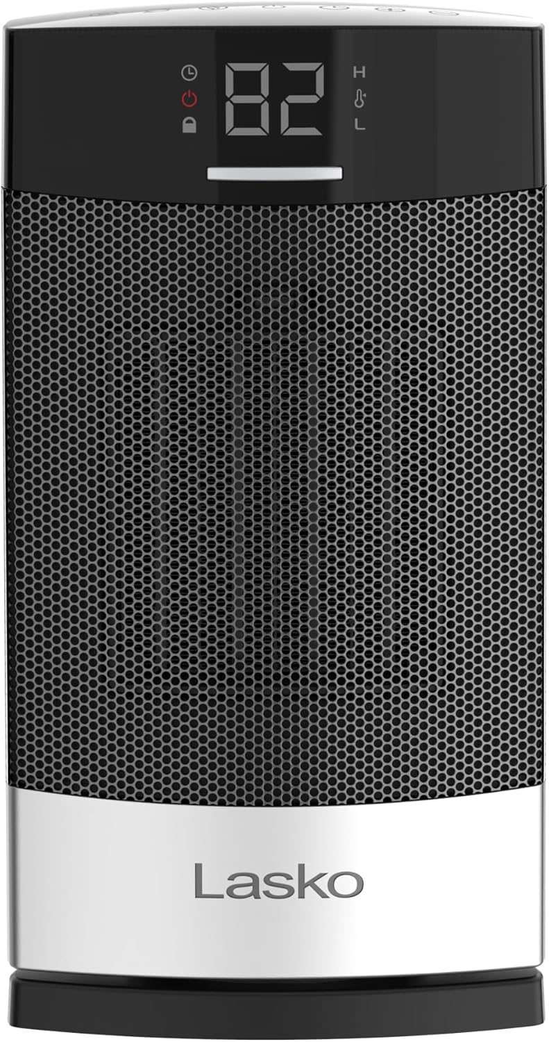Lasko Ellipse Tabletop Heater with AutoECO Mode and Remote Control