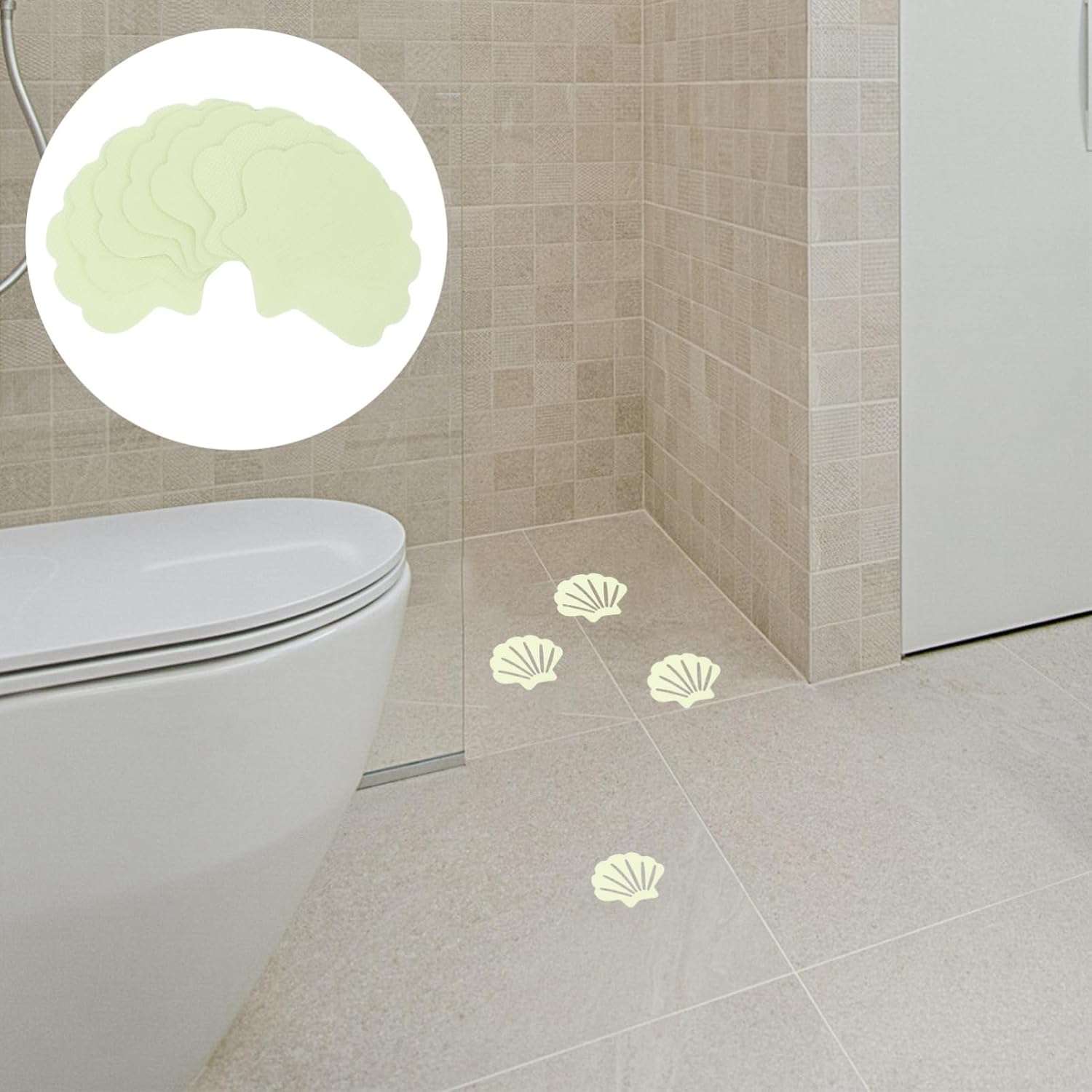 Zerodeko Non-Skid Bathtub Stickers 30pcs Self-Adhesive
