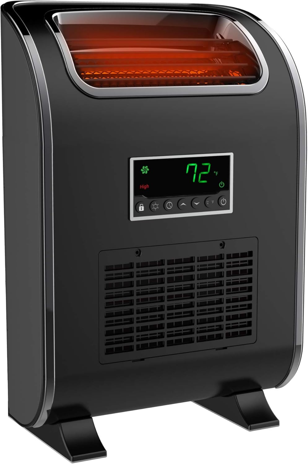 LifeSmart 3-Element Slim Line Heater Unit in Black Chrome 1