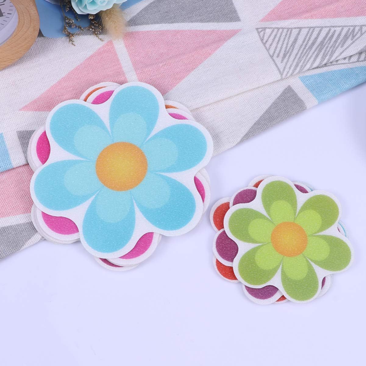Zerodeko Bathroom Tile Stickers Anti-Slip Decals 10pcs