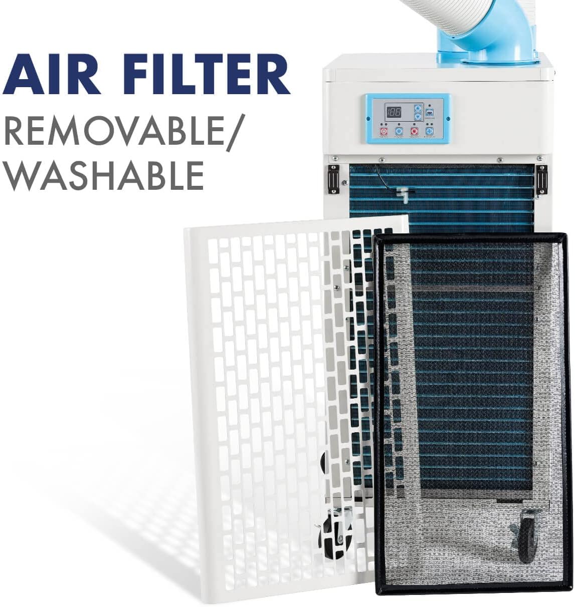 Uninex N410HC Spot Cooler Heater - 7680 BTU Cooling 5120 BTU Heating