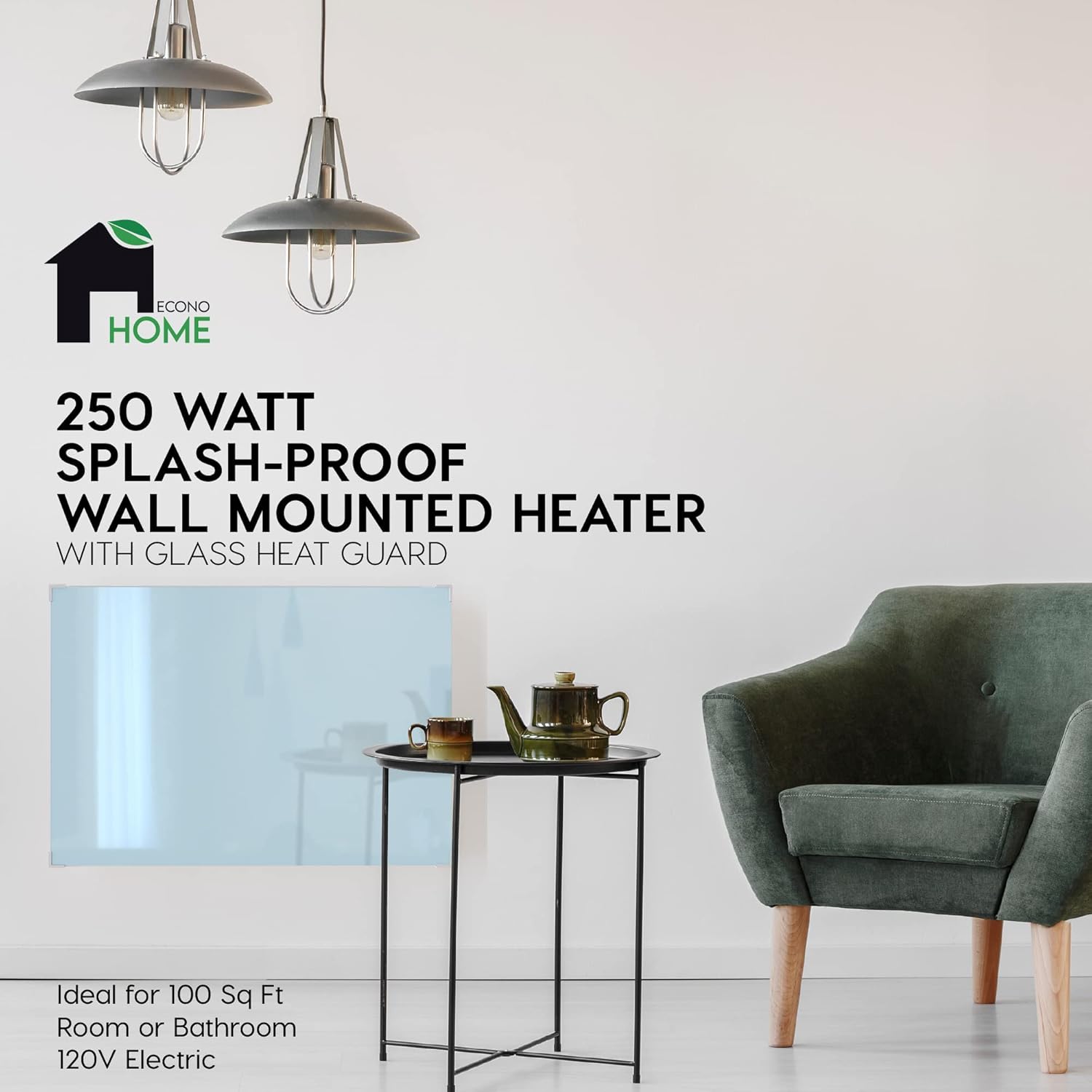 EconoHome 250W Wall Mount Convector Heater