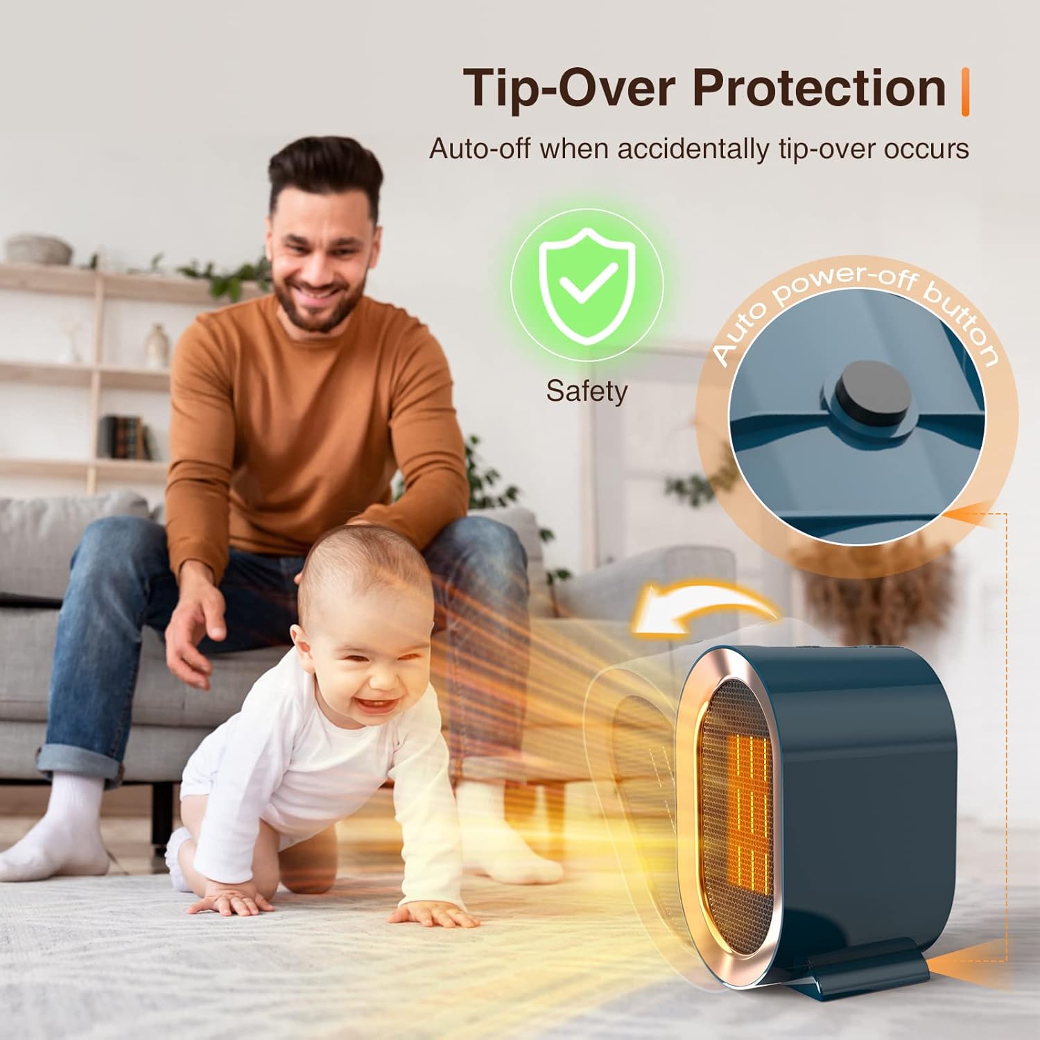Tiptop Home Electric Space Heater with PTC Technology