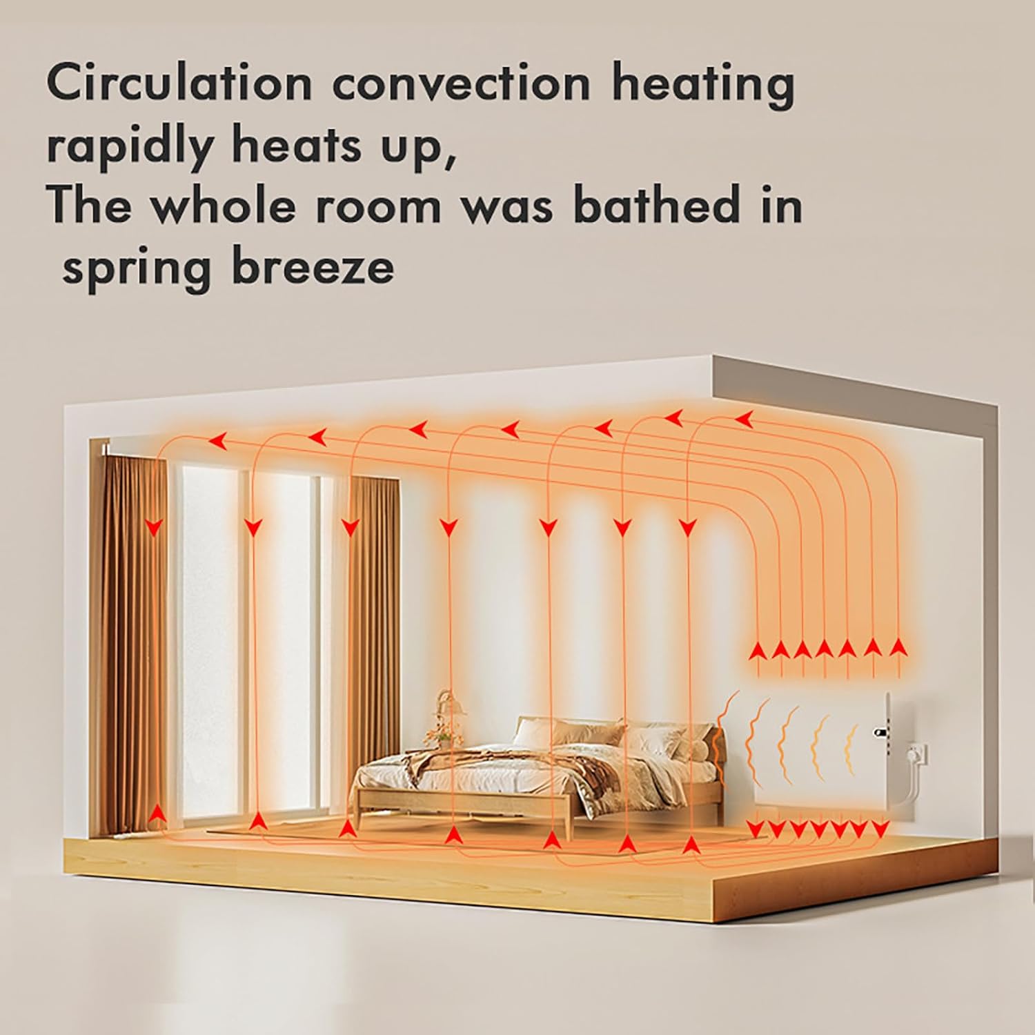 400W Wall Panel Heater with Far Infrared Technology