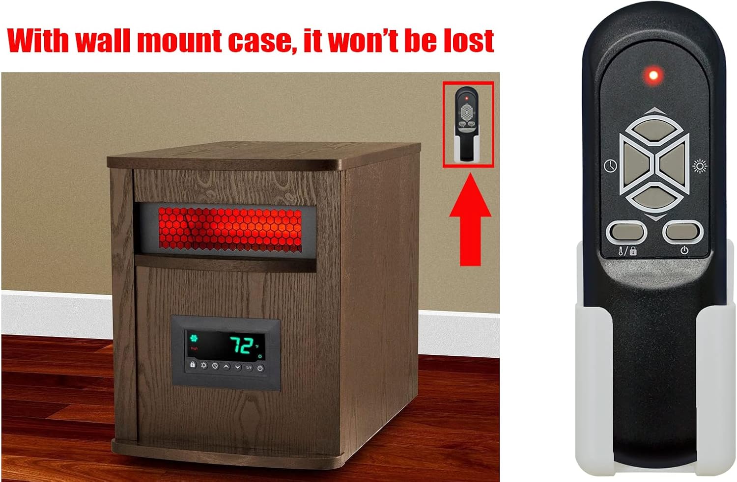 Remote Control for Life Smart Portable Electric Infrared Quartz Space Heater