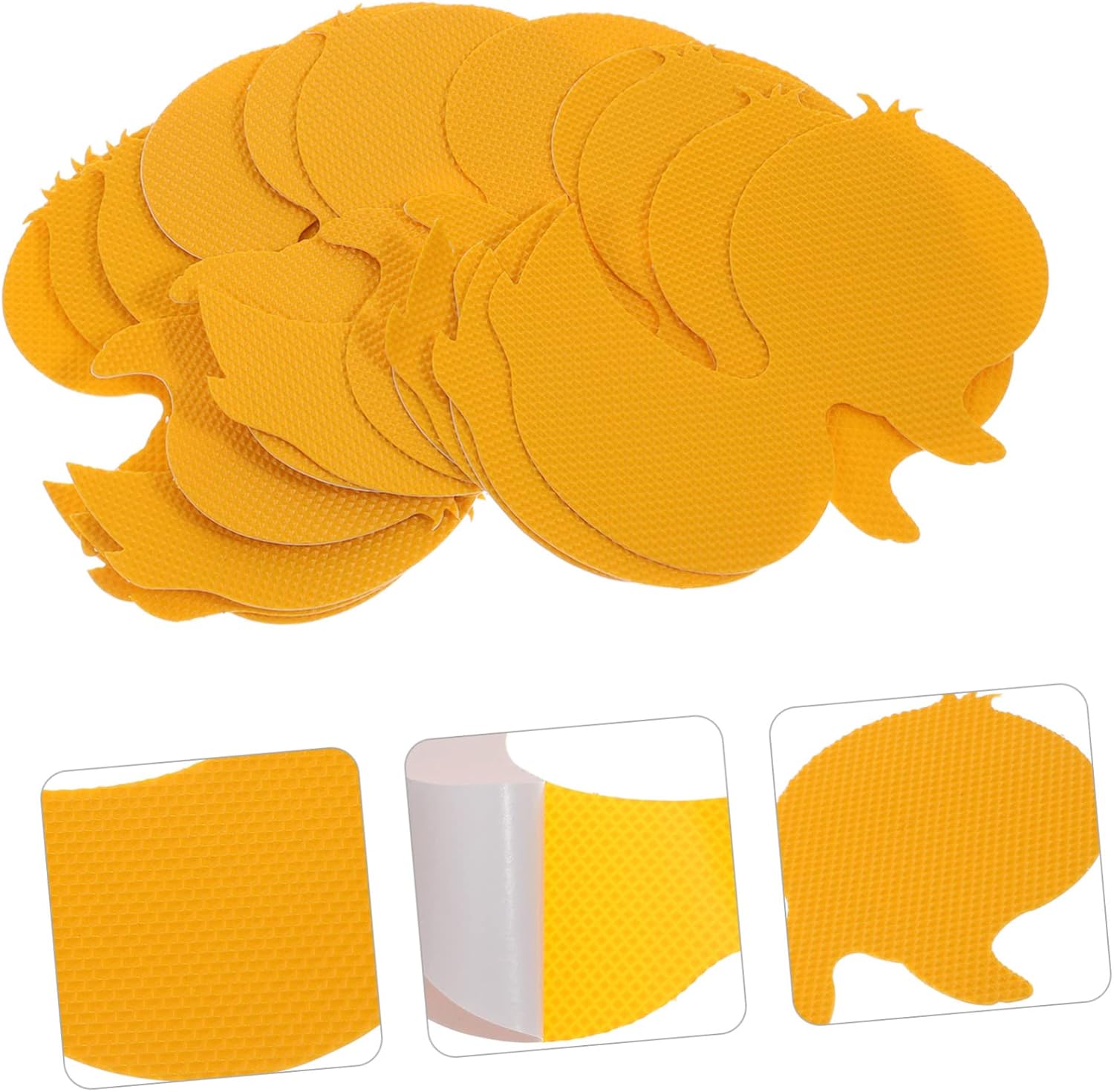 UTHCLO Anti-Slip Duck Stickers Set of 12 for Bathtub