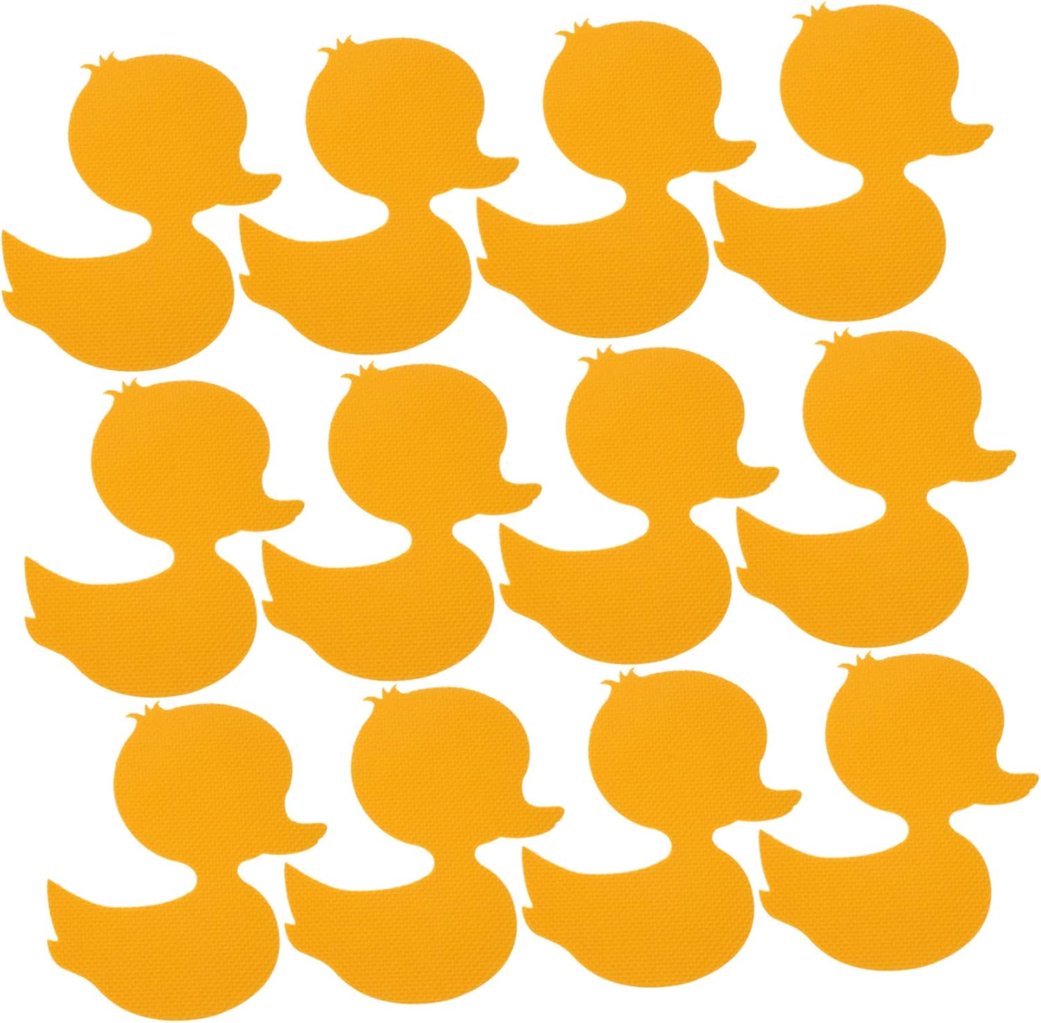 Amosfun 12pcs Non-Slip Bathtub Stickers with Duck Design