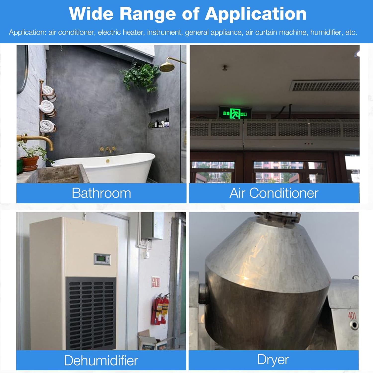 Walfront Ceramic Air Heater 300W Energy Efficient