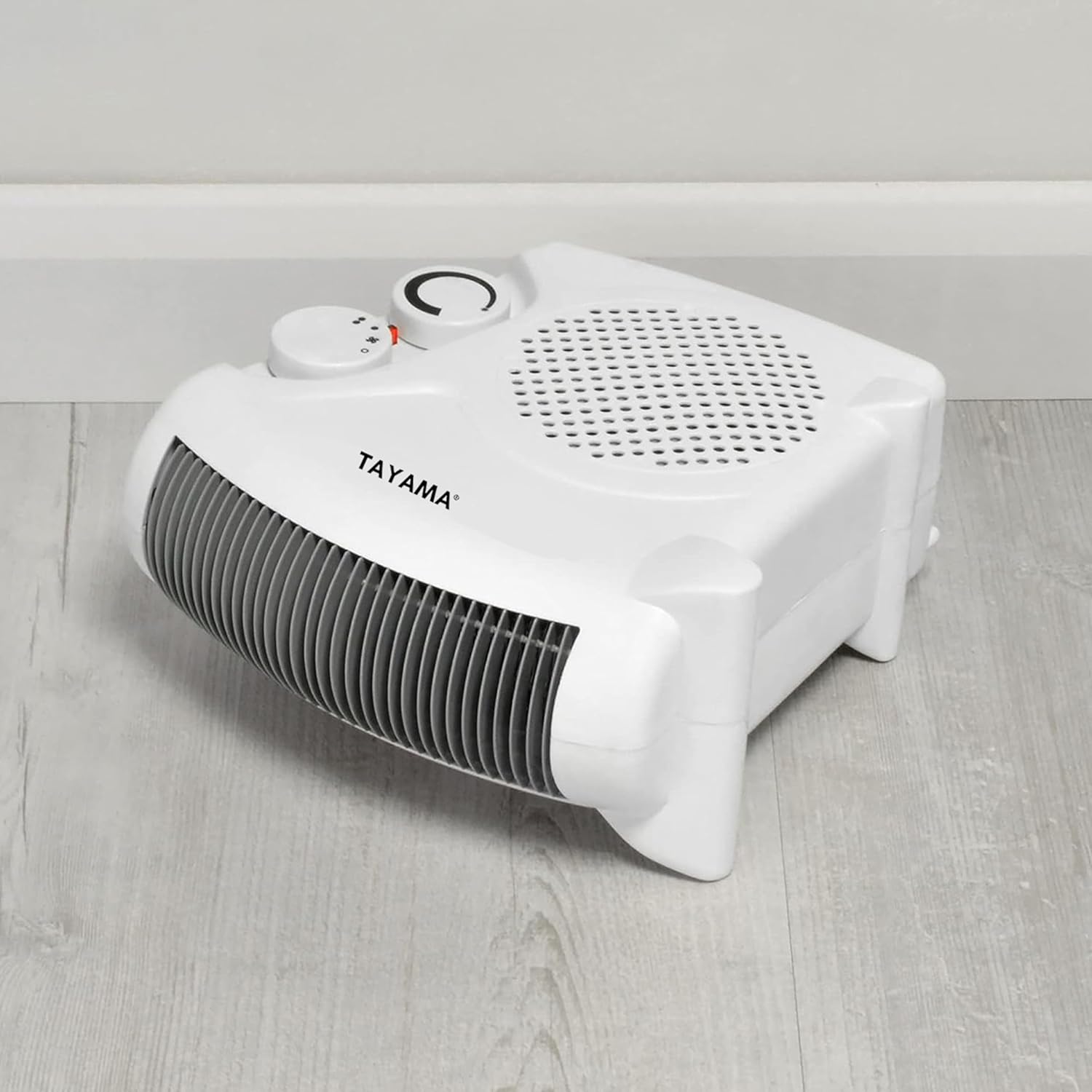TAYAMA Portable Dual Fan Heater with 2 Heat Settings and Cool Fan