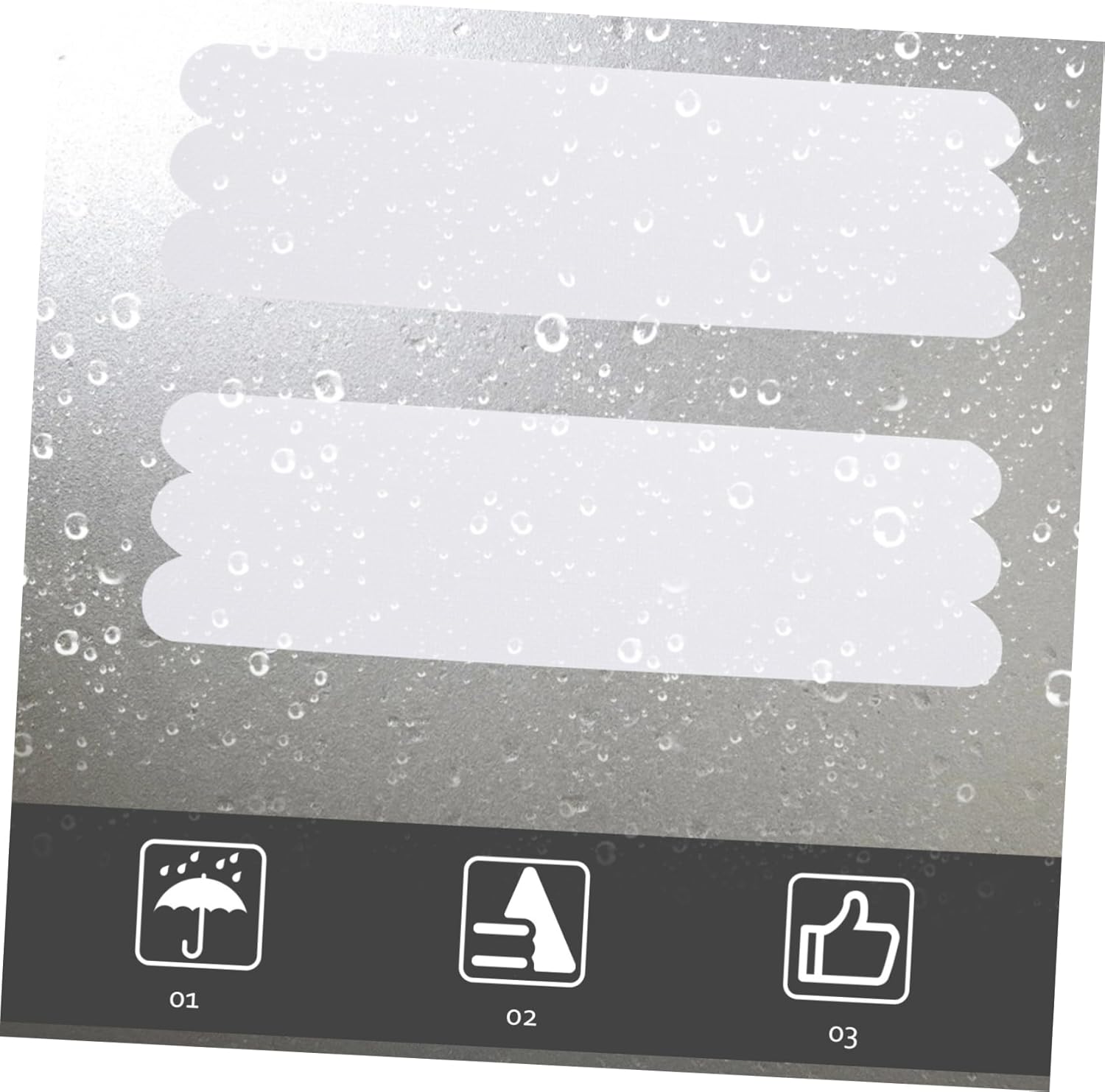 WESIEVYA Non-Slip Bathtub Safety Strips 2cm