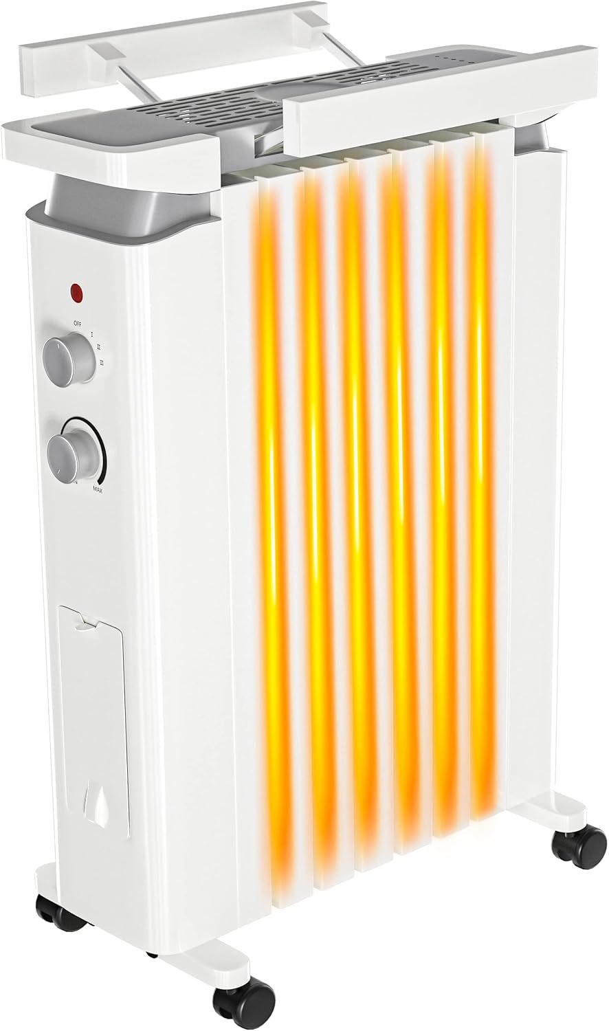 ARLIME Oil Filled Radiator Heater 1500W with Thermostat and Safety Features