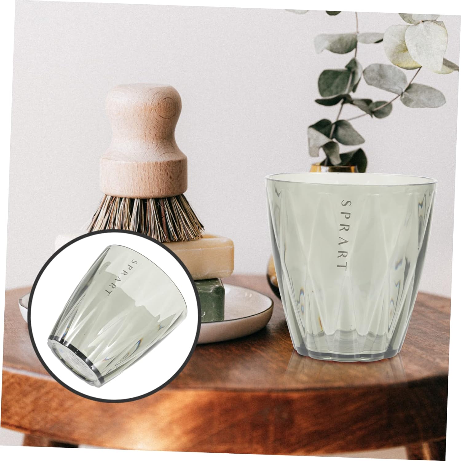 Mouthwash Tumbler Cup Travel Toothbrush Holder