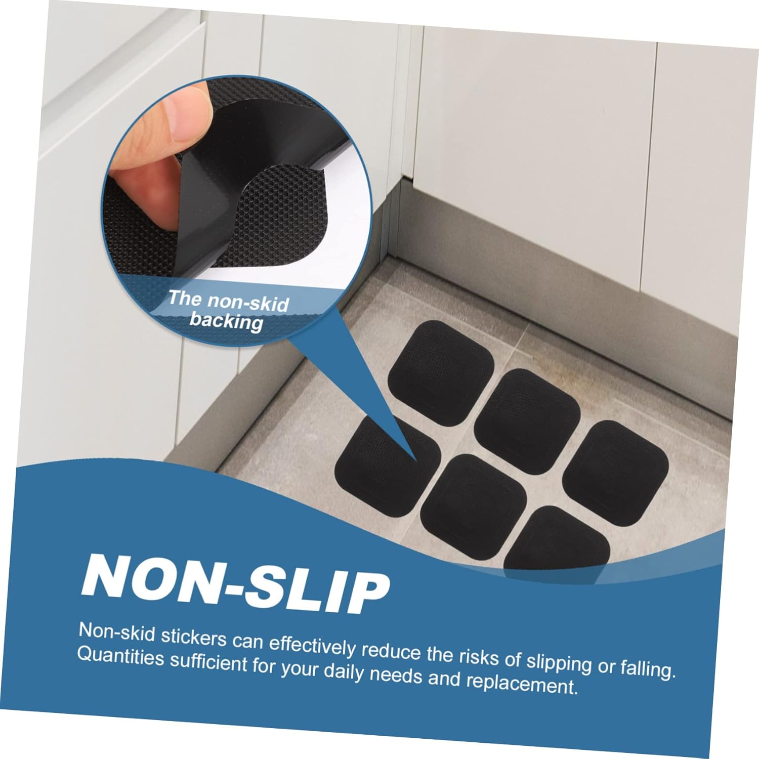 WESIEVYA Non-Slip Bath Tub Stickers 20 Sheets