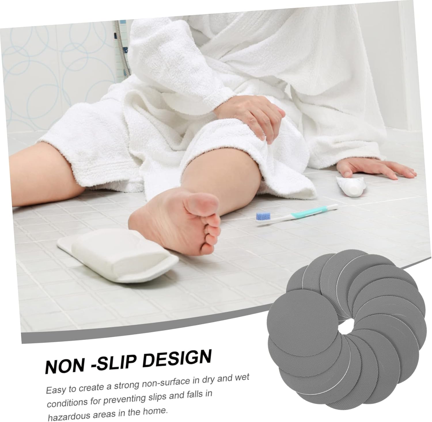 FELTECHELECTR Bathtub Slip Stickers 20PCS