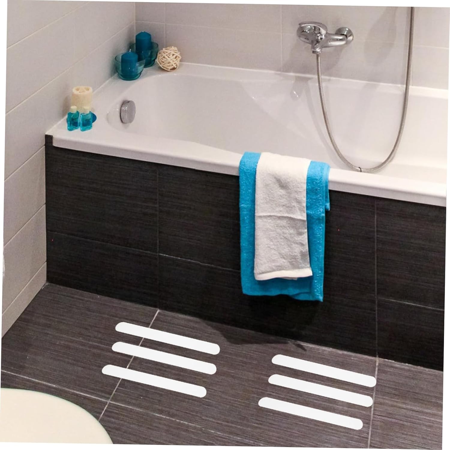 Healifty Anti-Slip Bathroom Strips Peva Decals