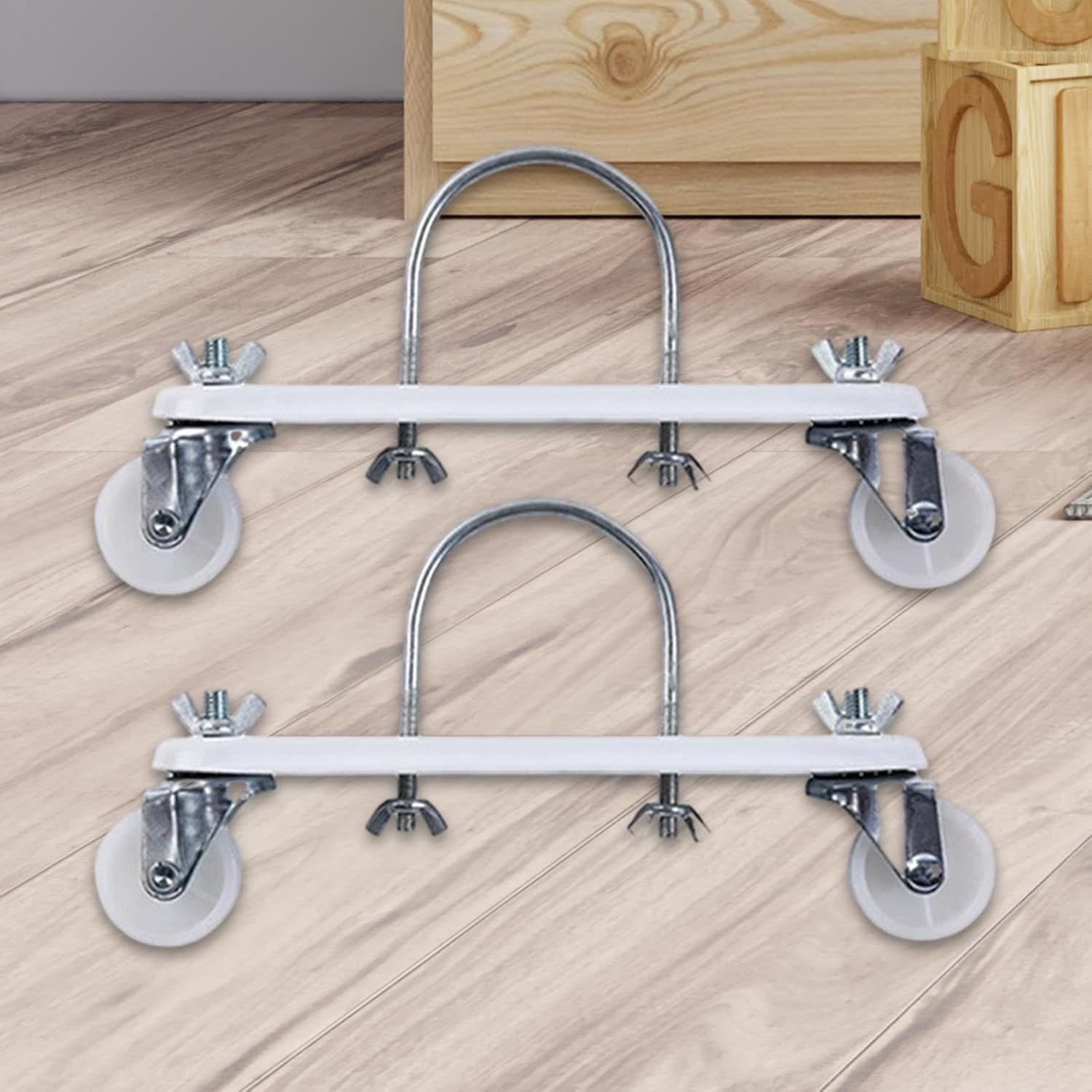 Electric Heater Holder with 360 Degree Rotating Wheels