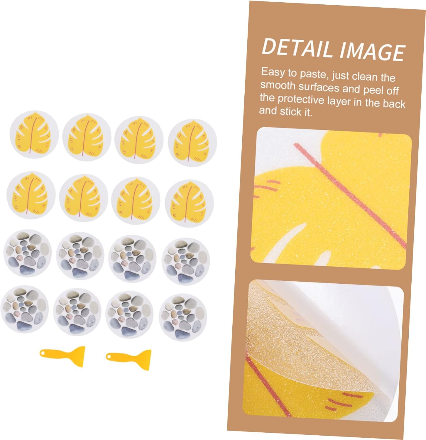 UTHCLO 2sets Bathtub Stickers for Boy Girl