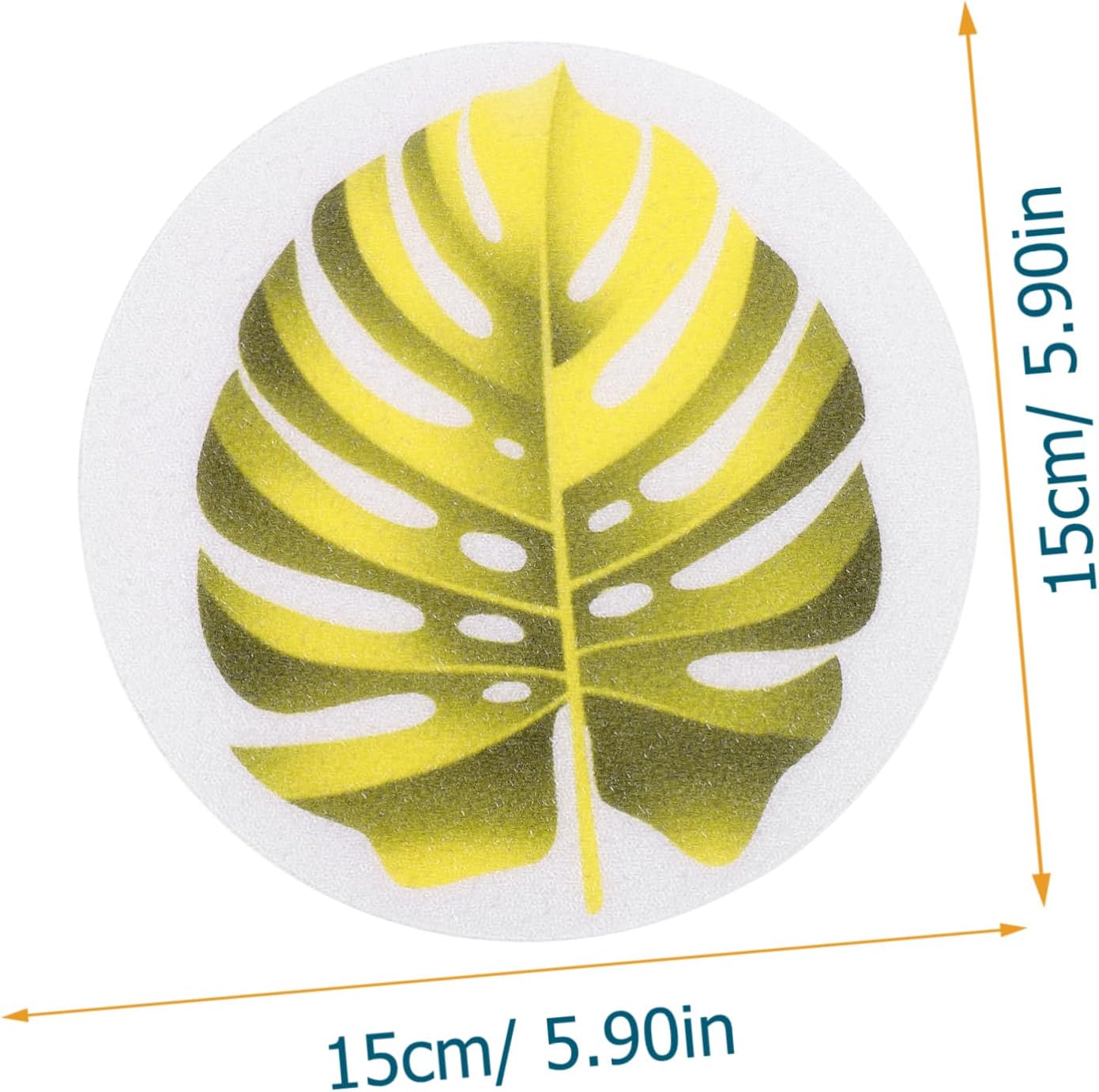 Leaf Slip Stickers for Bathtubs and Showers - Safe and Creative Peva Decals