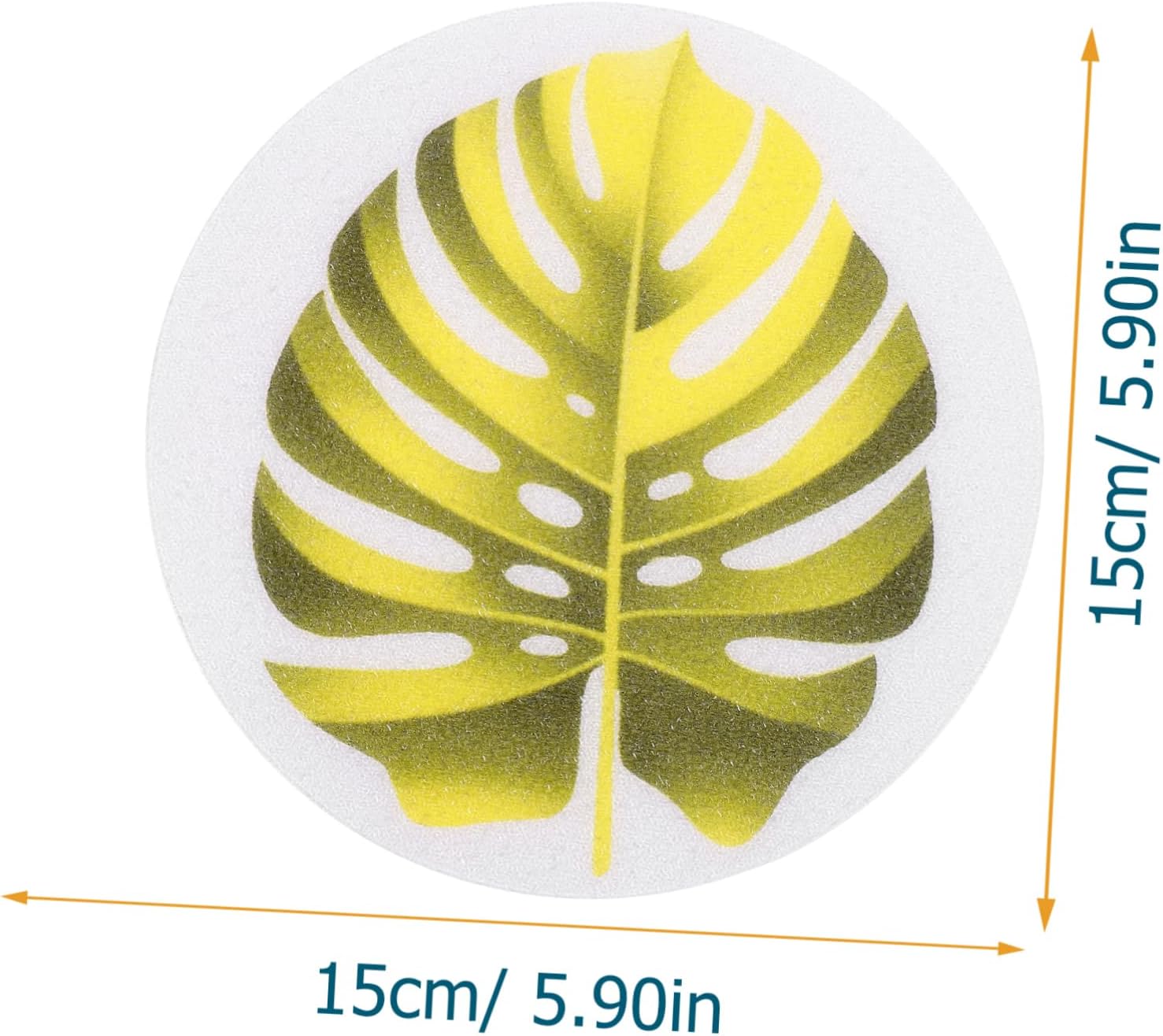 UTHCLO Leaf Shape Anti-Slip Bathtub Stickers