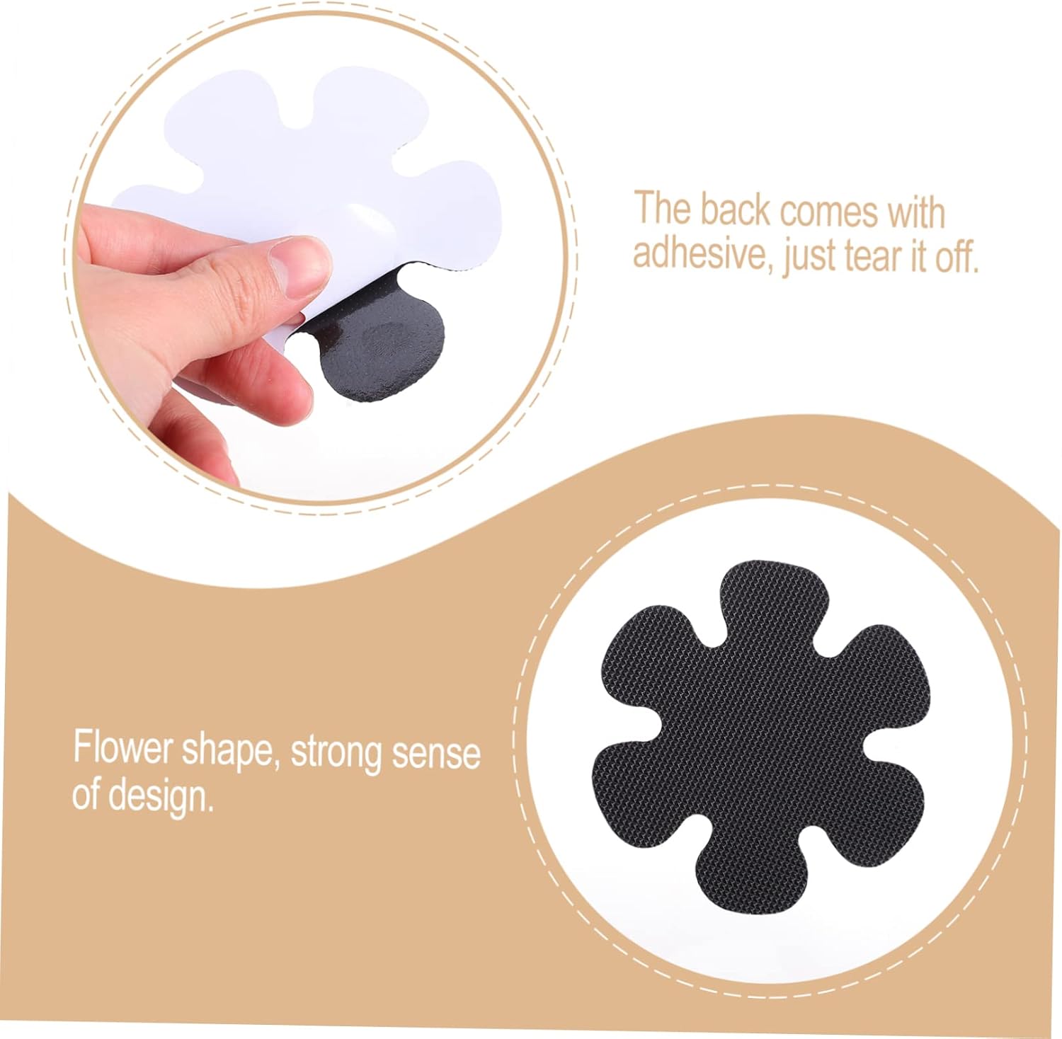 Alipis 20pcs Non-Slip Bath Tub Stickers for Smooth Floors