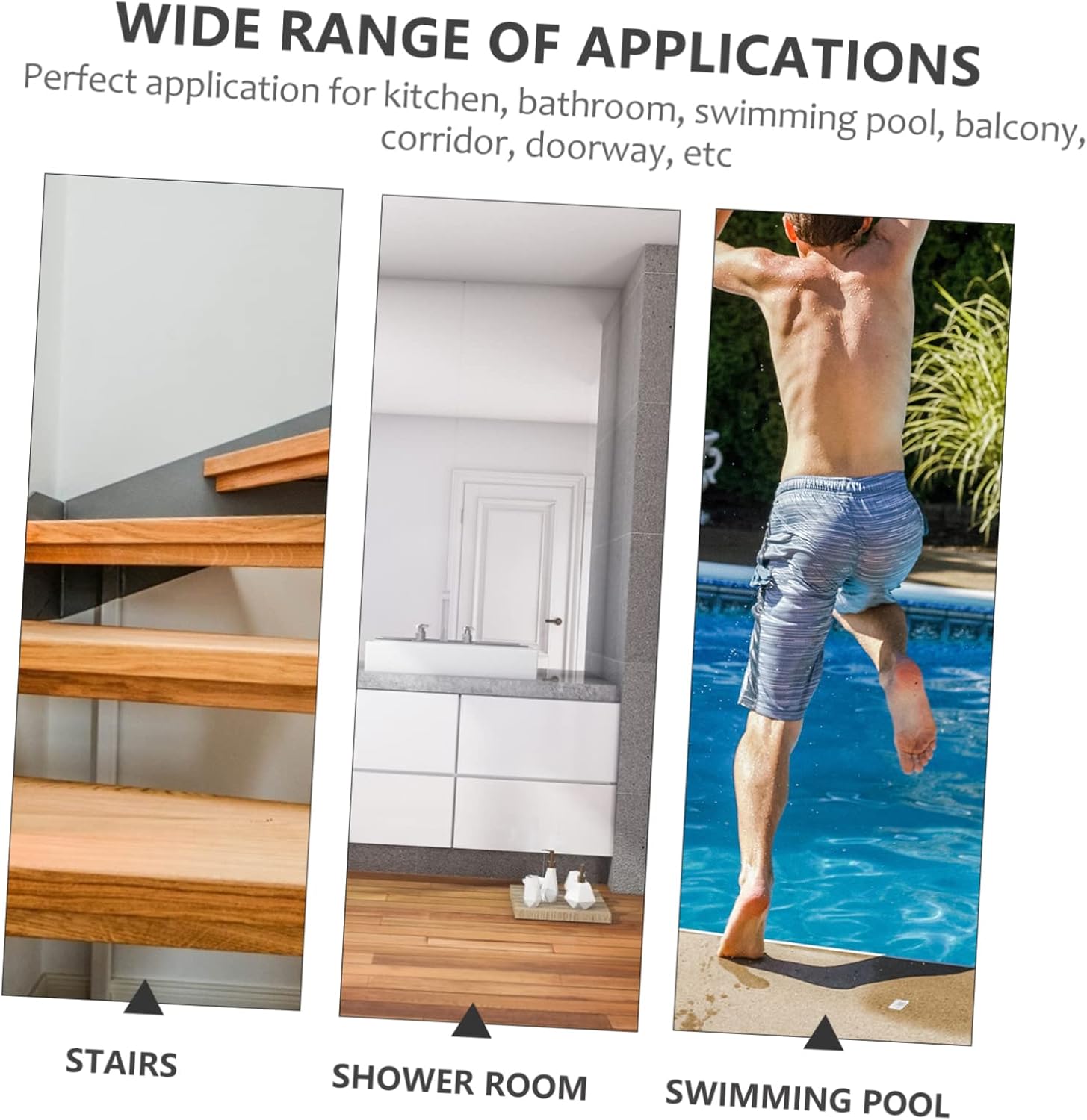 Non-Slip Shower Stickers 36PCS for Bathroom Safety 1