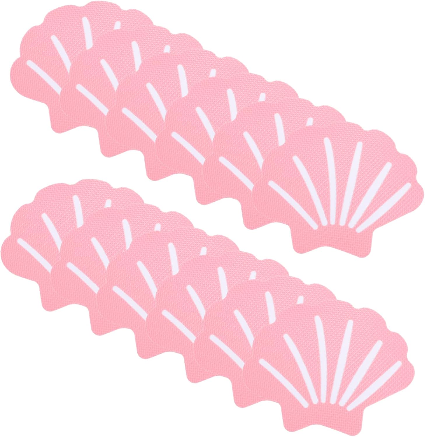 12pcs Shell Shaped Anti-Slip Tub Stickers for Bathroom Safety