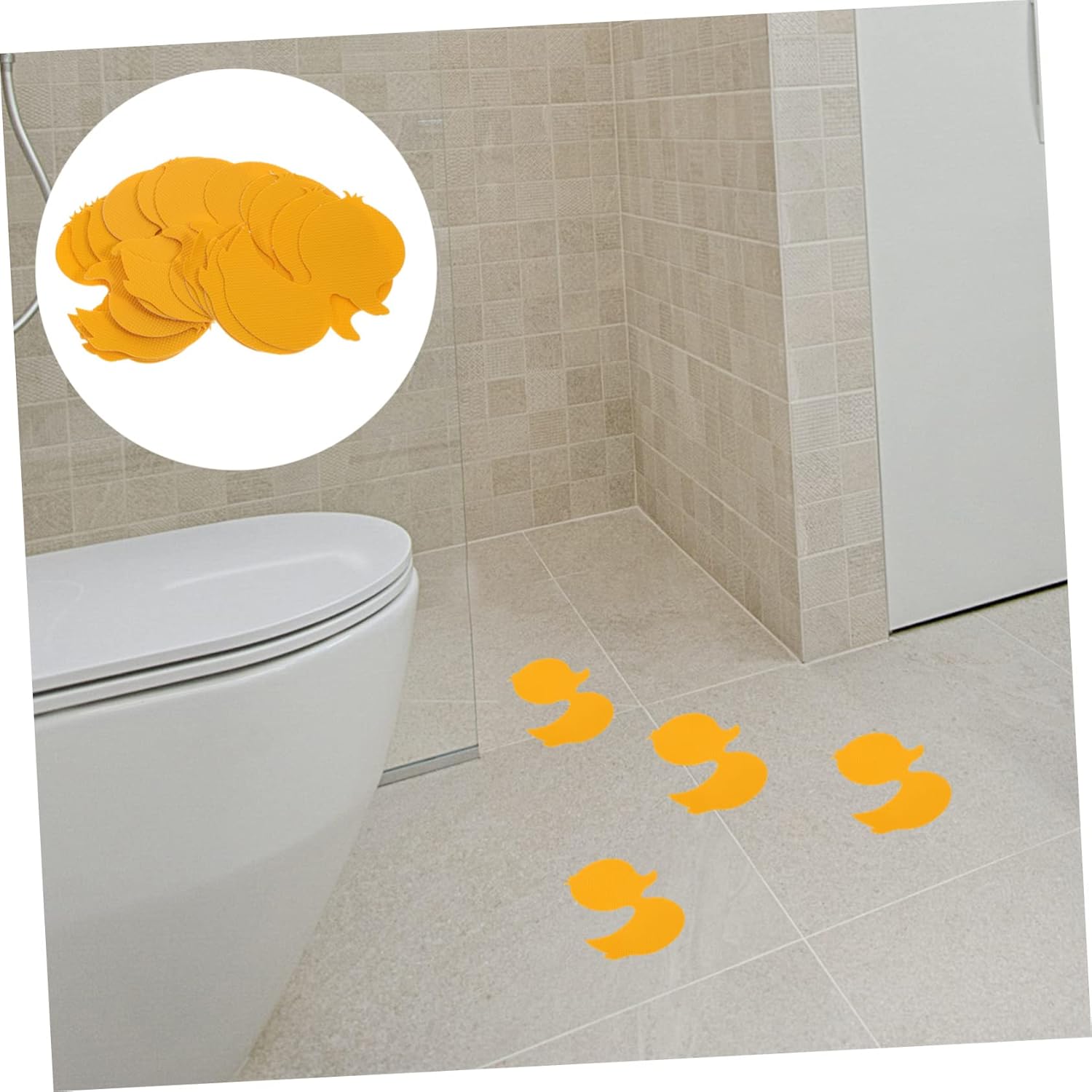 12pcs Non-Slip Shower Floor Stickers for Kids