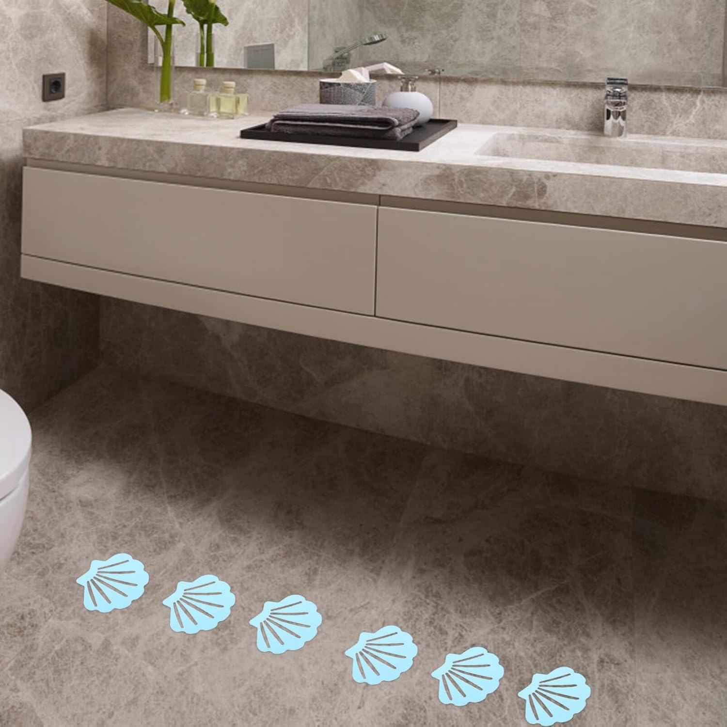 Alipis Non-Slip Bathtub Stickers with Textured Surface