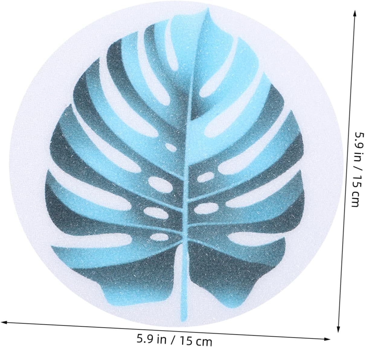Holibanna 1Set Leaf Bathtub Decals