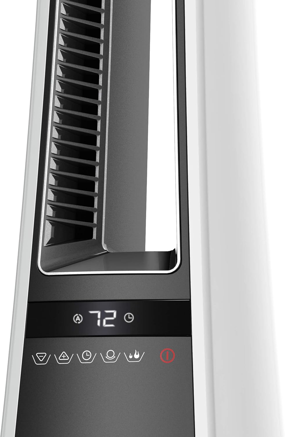 Lasko Bladeless Tower Space Heater 27 1500W Silver