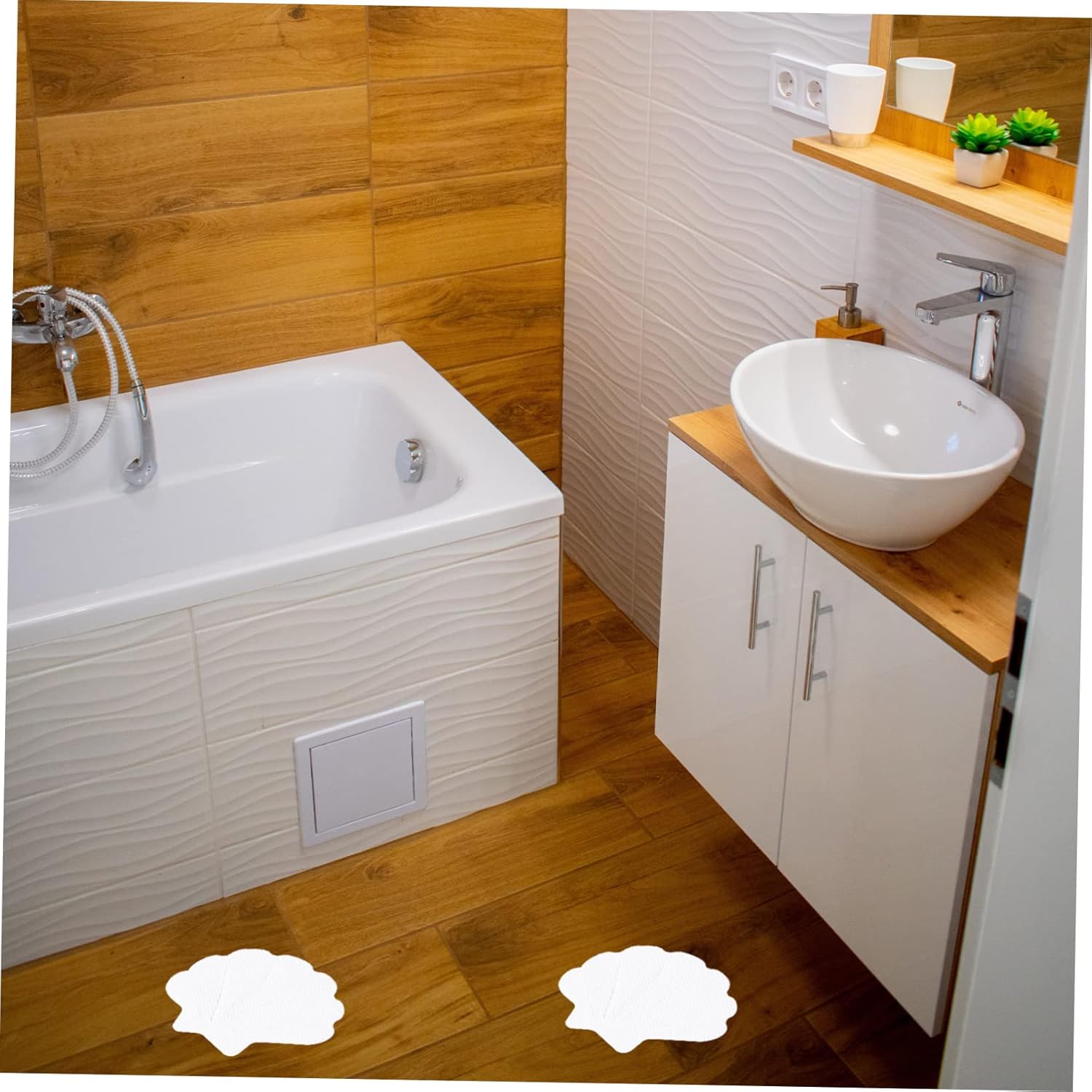 12PCS Sea Shell Anti-Slip Bath Decals