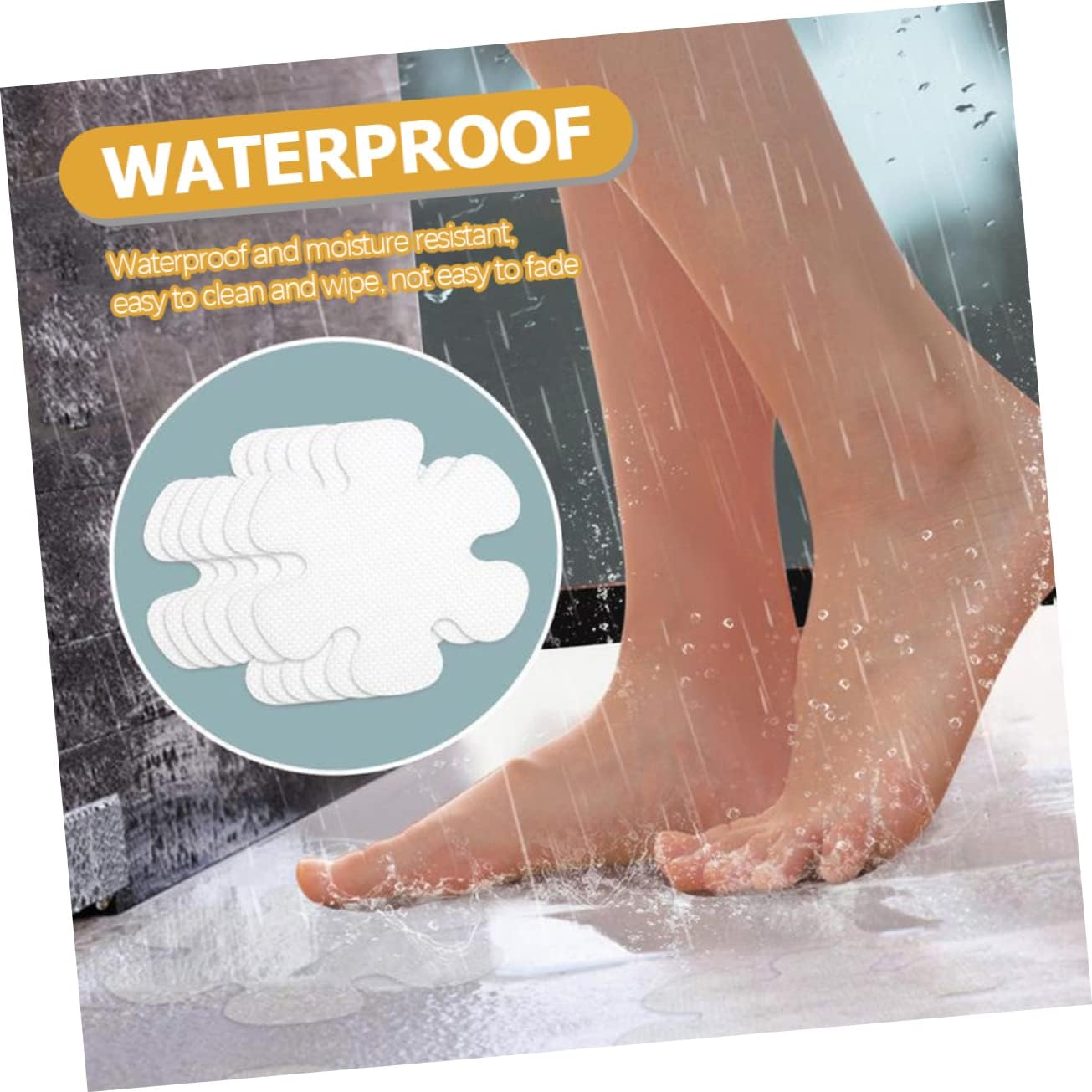 LIFKOME 12pcs Non-Slip Tub Strips Anti-Slip Tape