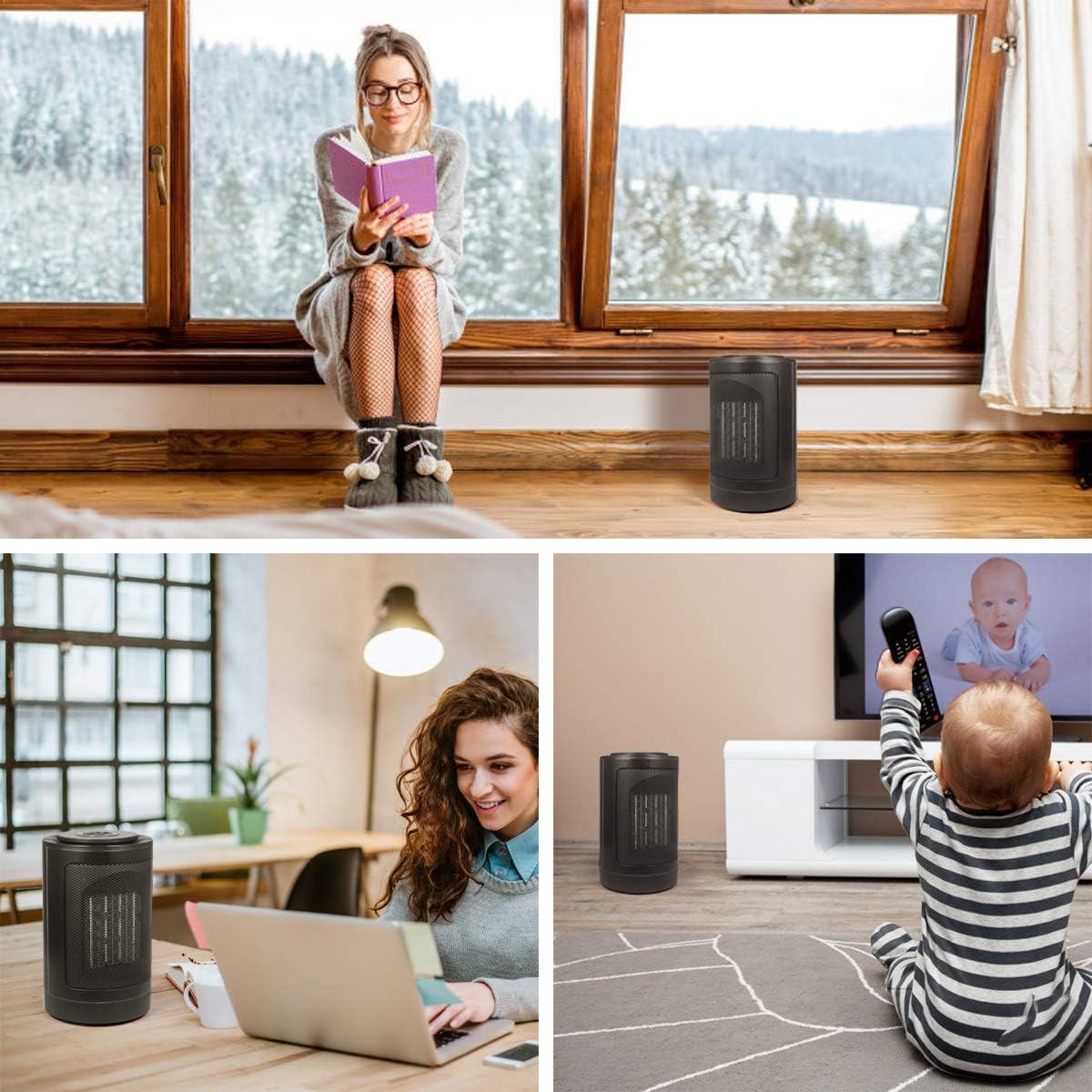 SimileLine 1500W Oscillating Space Heater