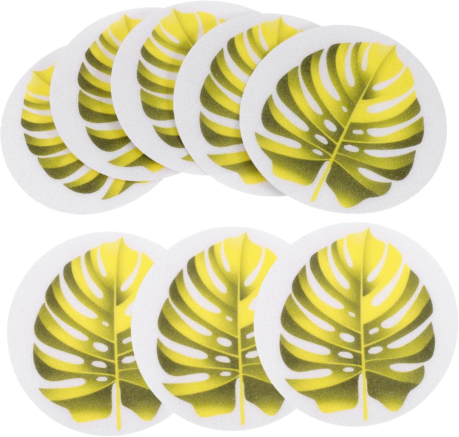 Zerodeko Leaf Shape Bathtub Stickers - Safe Non-Skid Bathroom Decor