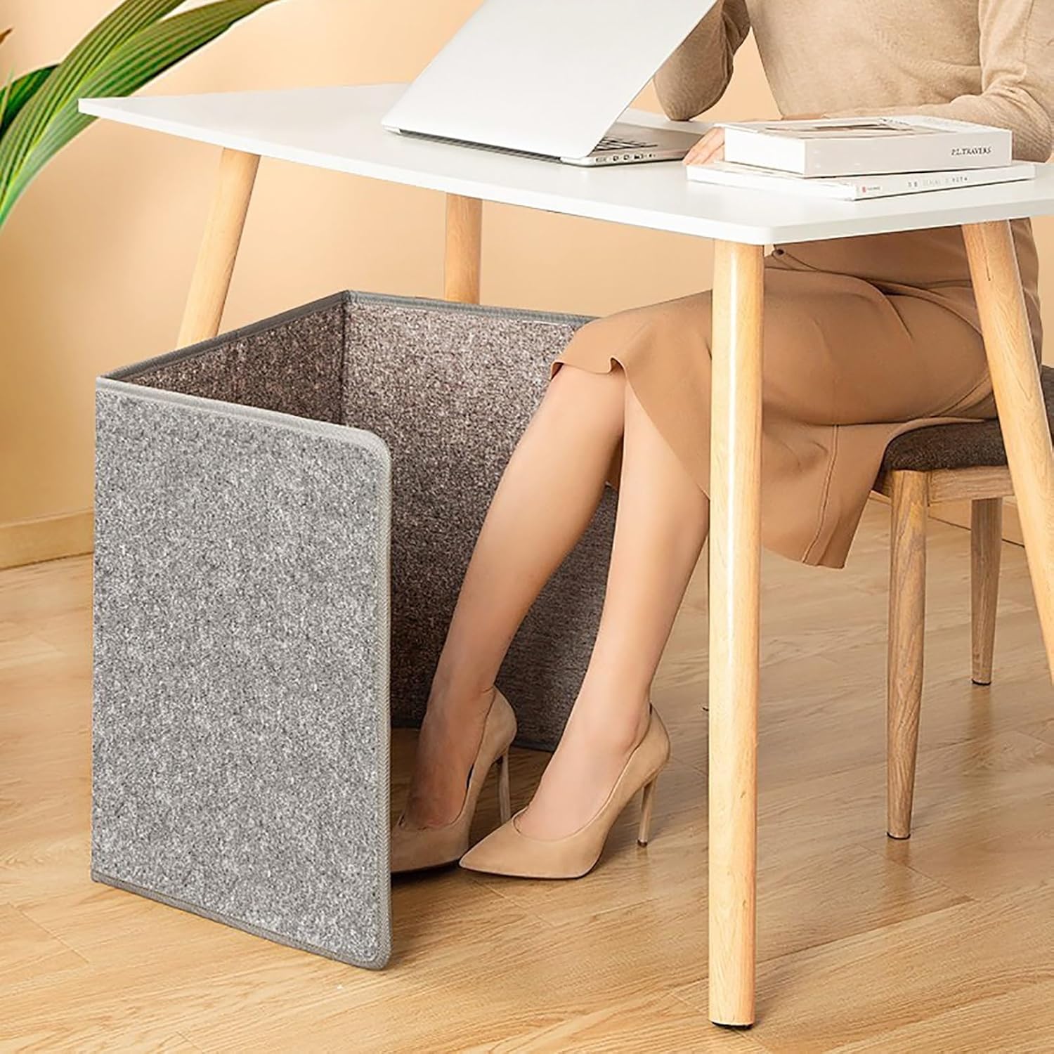 Foldable Electric Foot Warmer for Home and Office
