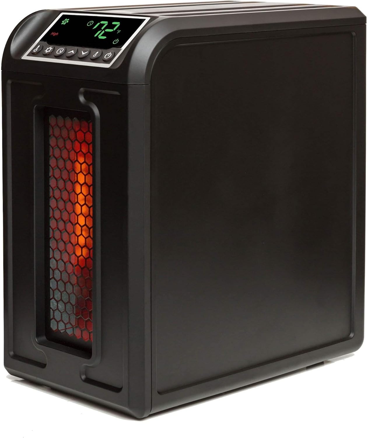 Lifesmart Infrared Quartz Heater 1500W 3-Element with Remote Black