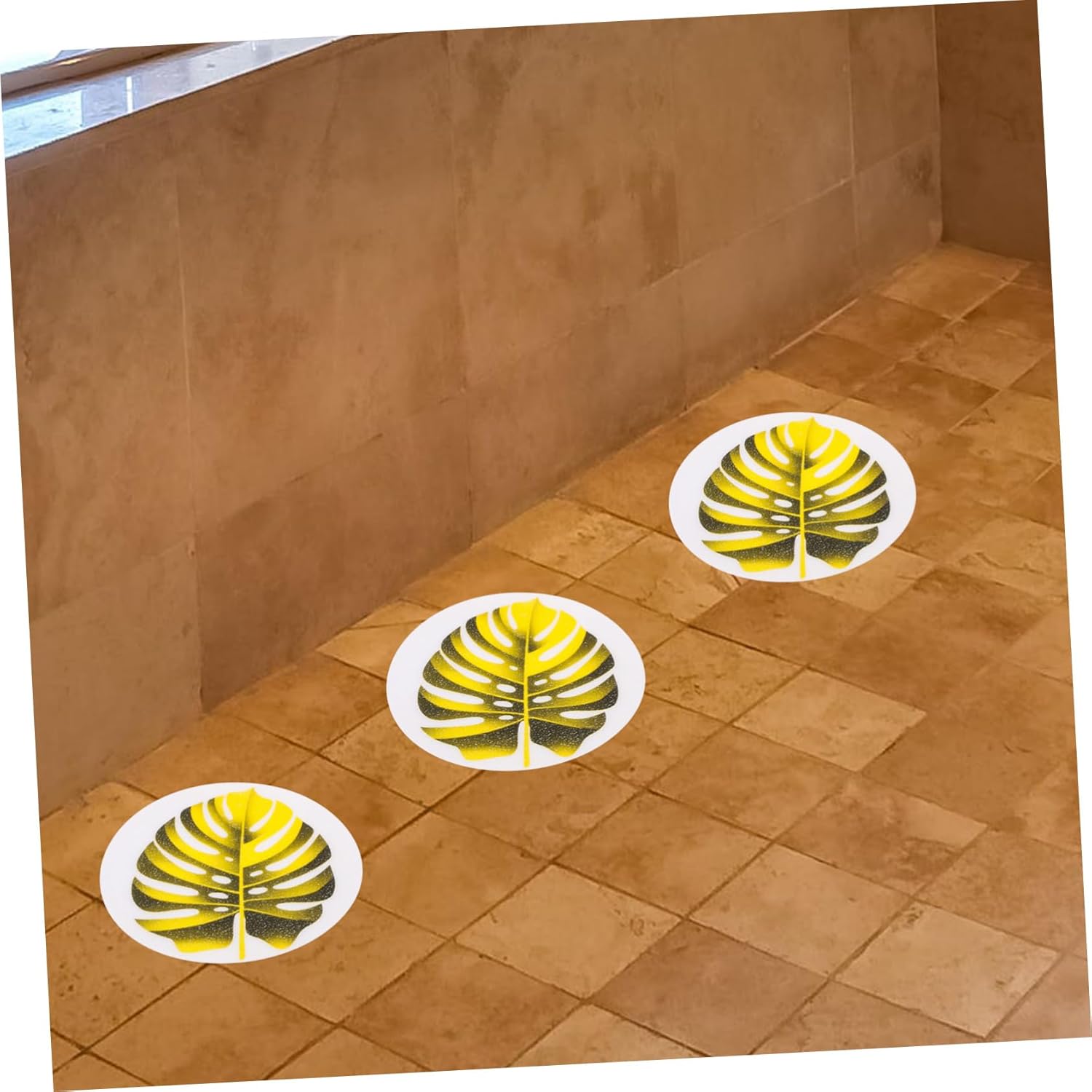 Ciieeo Leaf Anti-Slip Bathtub Stickers Waterproof Decals