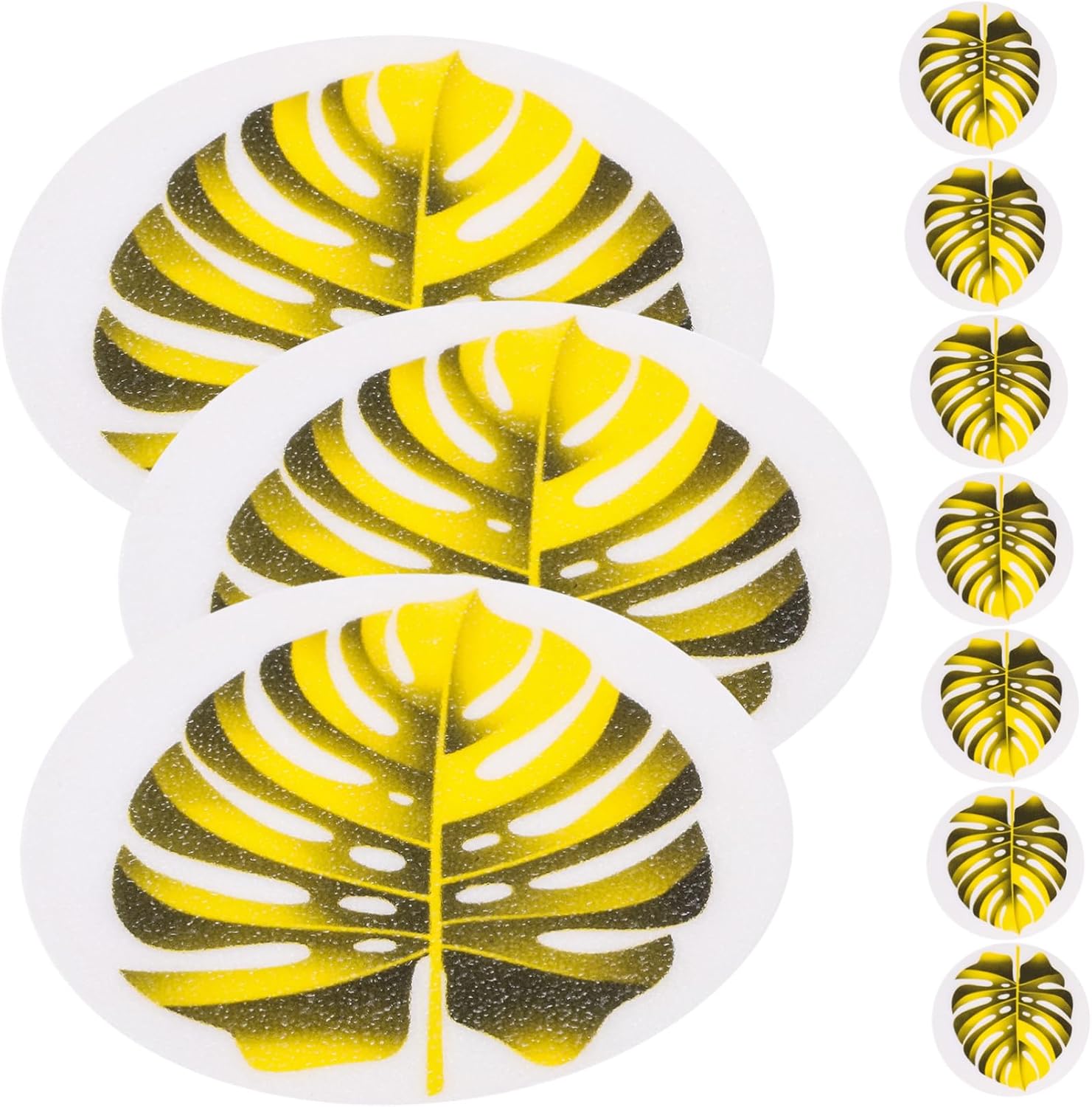 Luxshiny Leaf Shape Anti-Slip Bathtub Stickers 1