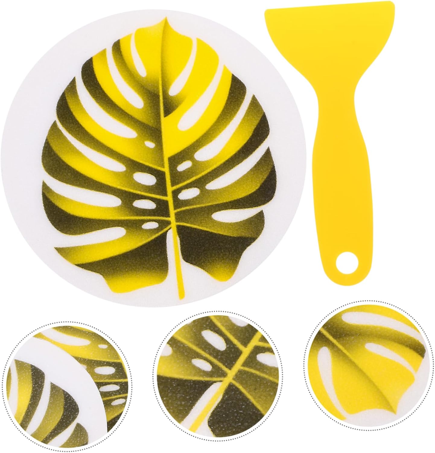 Luxshiny Leaf Shape Anti-Slip Bathtub Stickers 1
