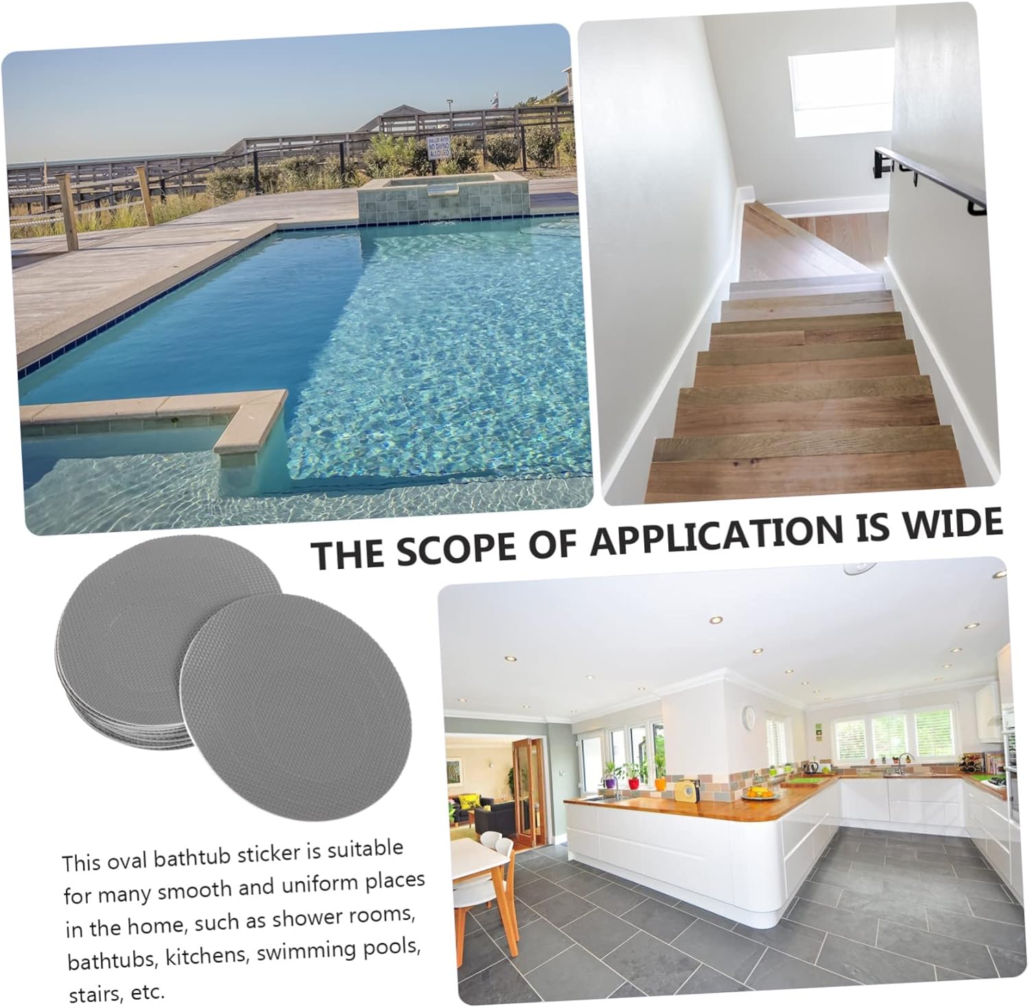 ABOOFAN Non-Slip Bathroom Sticker Set 20 Pieces