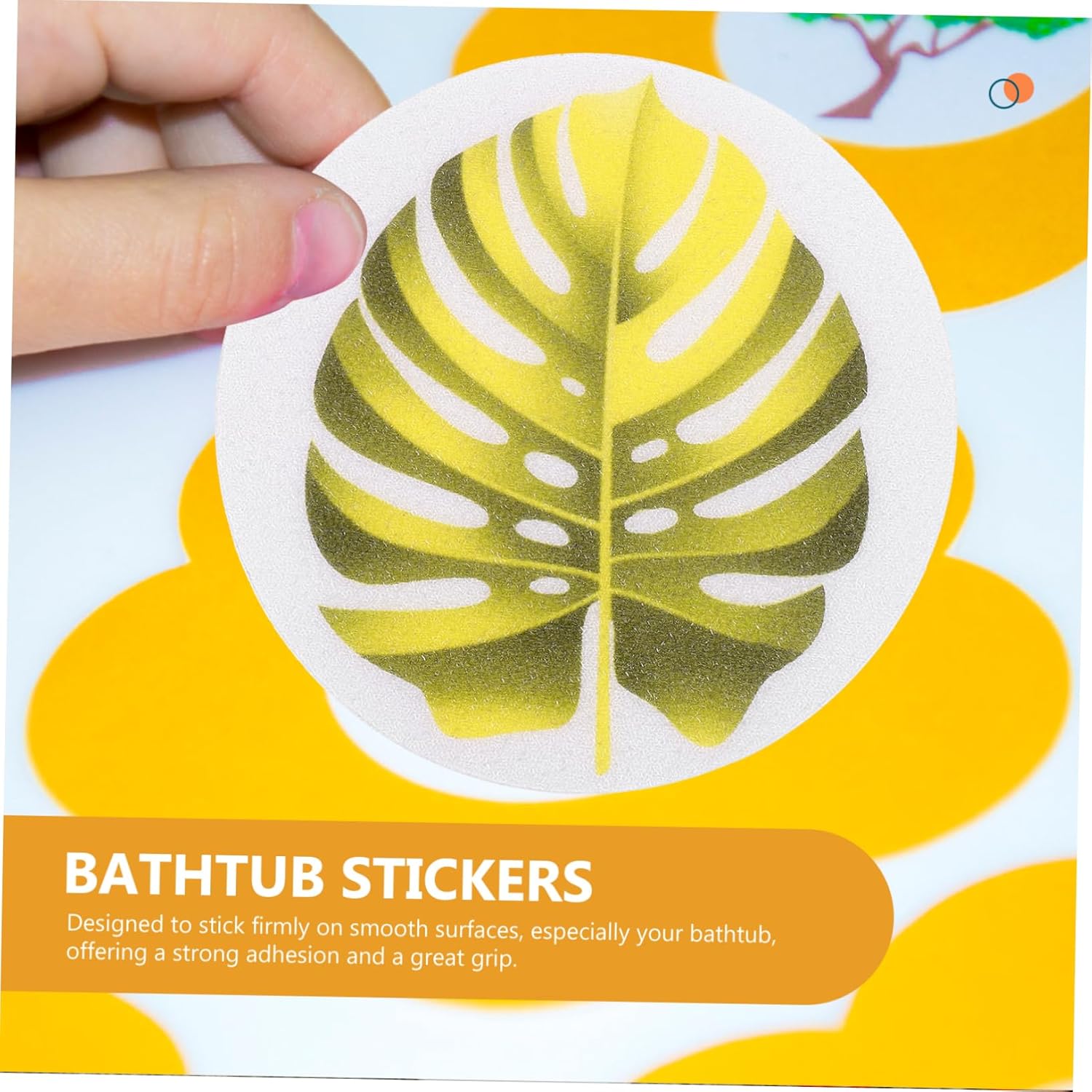 WESIEVYA Bathtub Non-Skid Grip Stickers for Kids