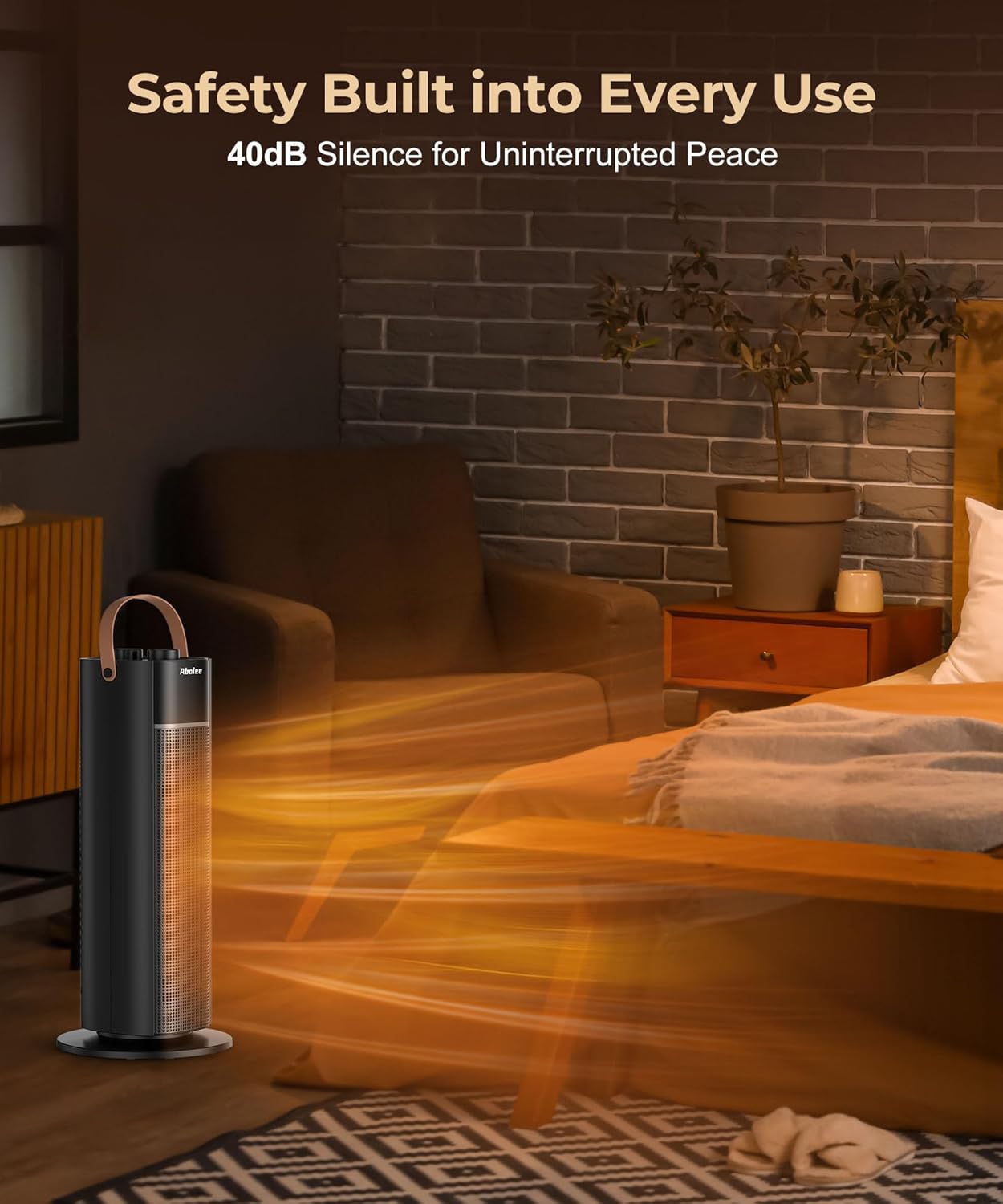 Abolee 12ft Electric Space Heater with Thermostat 1