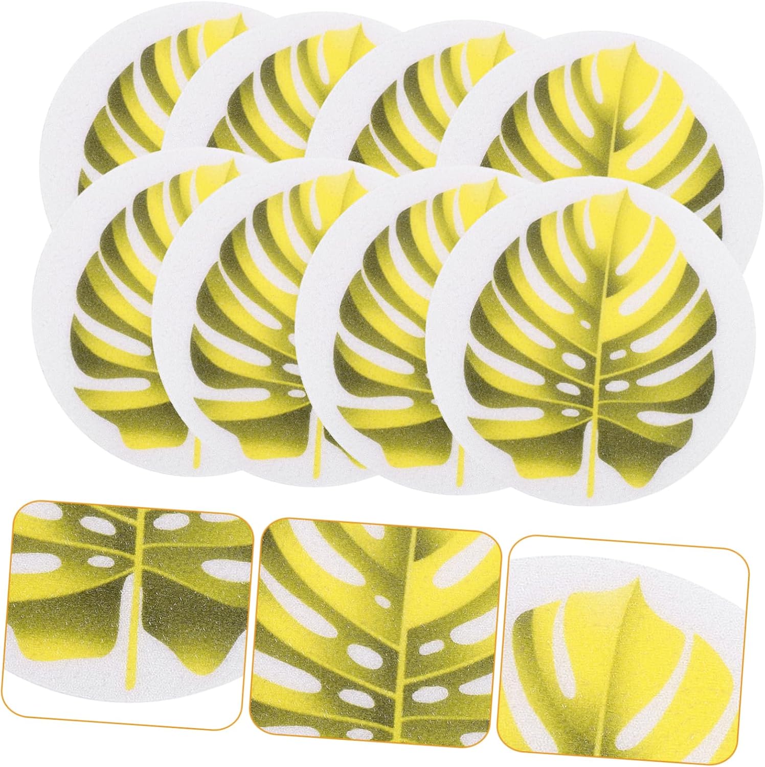 Leaf Slip Stickers for Bathtubs and Showers - Safe and Creative Peva Decals