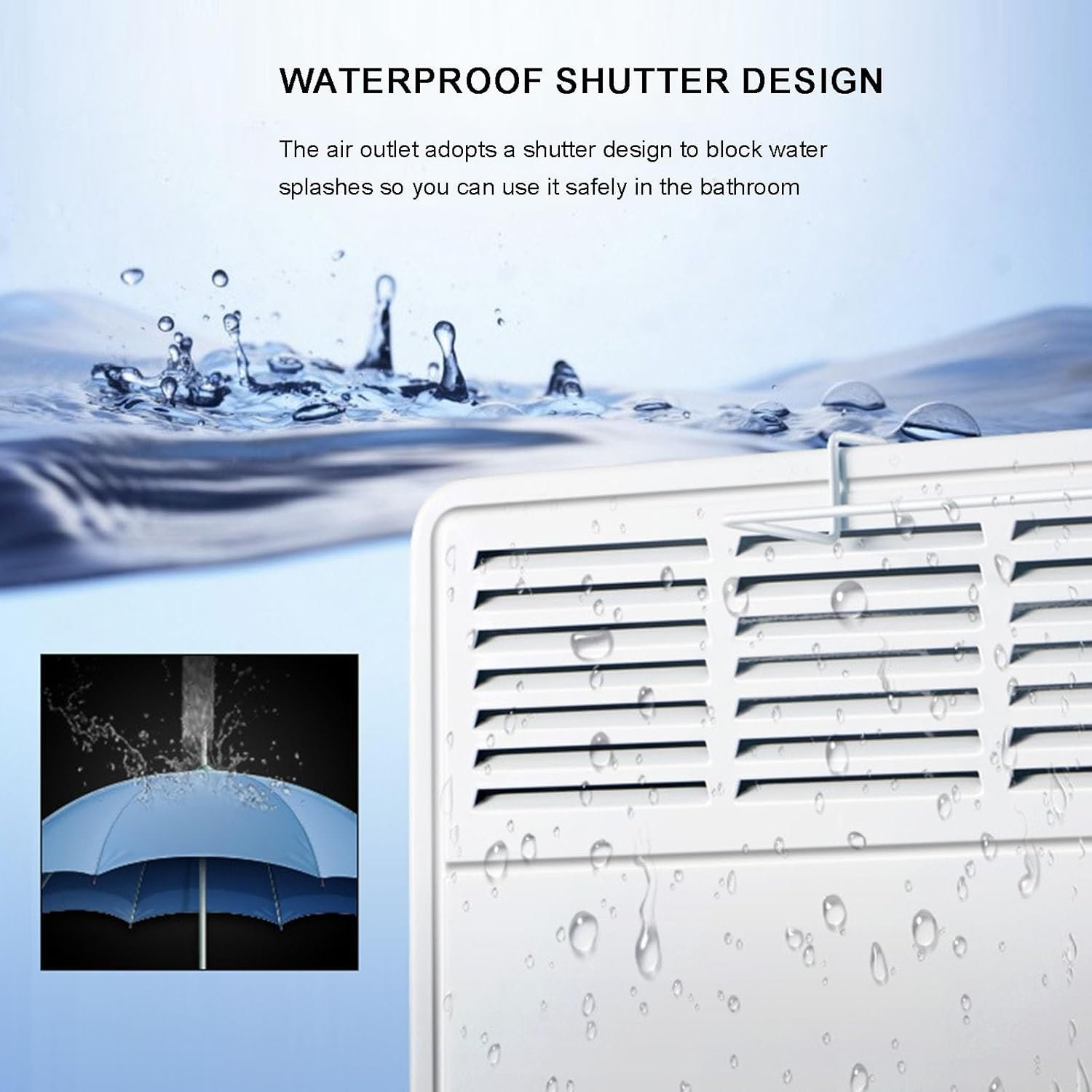 Wall Mounted Convection Electric Heater with Humidifier
