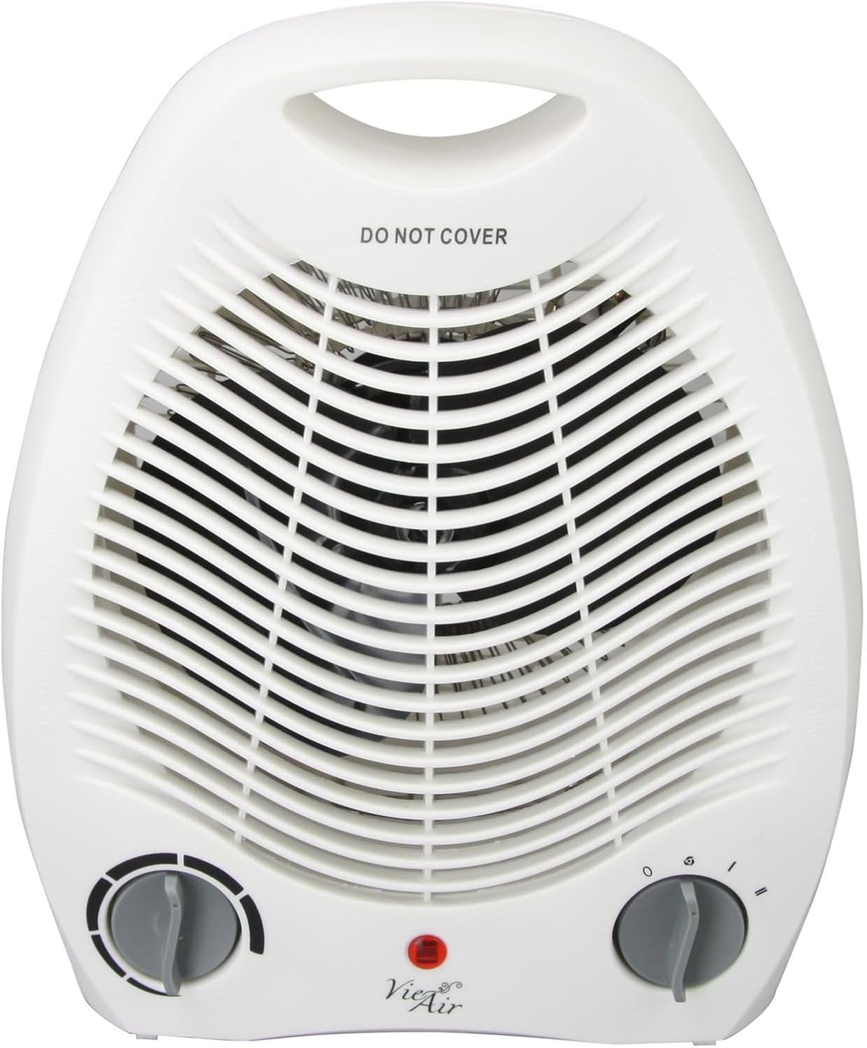 Vie Air Portable Fan Heater with 3 Settings and Safety Features
