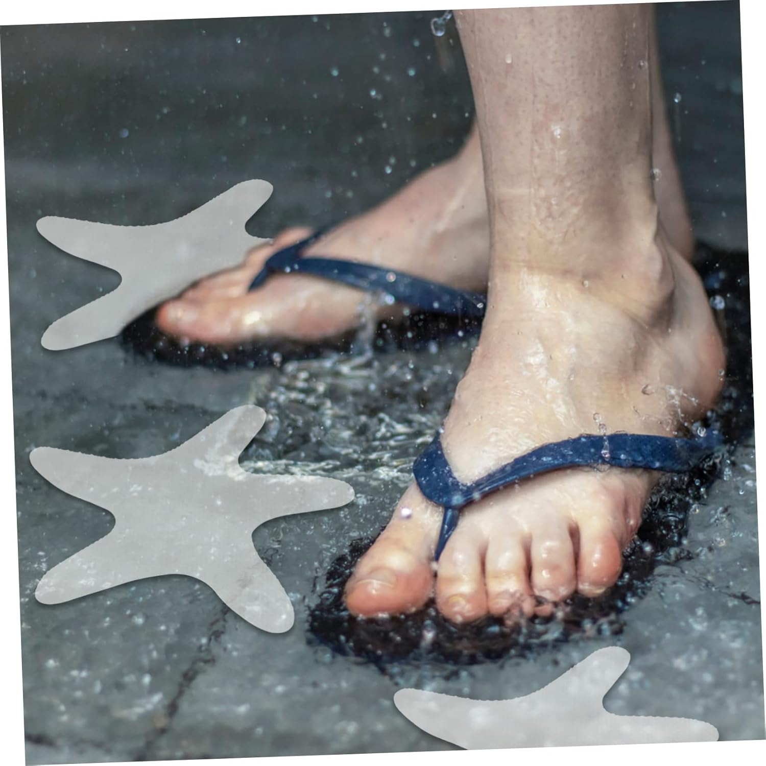20pcs Anti-Slip Cartoon Bathtub Stickers for Boys and Girls