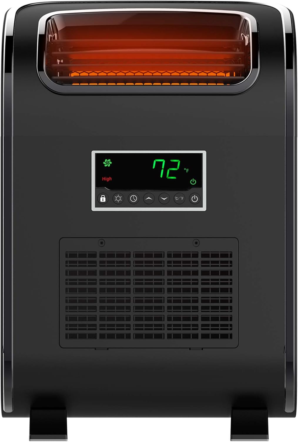 LifeSmart 3-Element Slim Line Heater Unit in Black Chrome 1