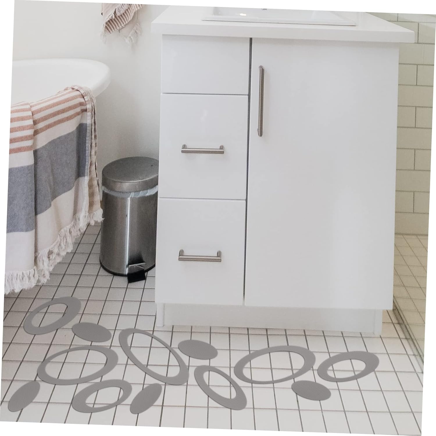 ABOOFAN Non-Slip Bathroom Sticker Set 20 Pieces