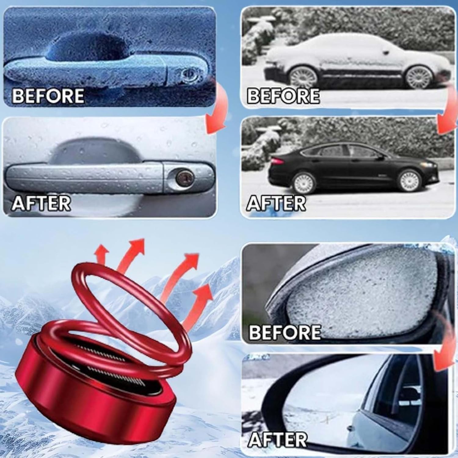 Portable Kinetic Heater for Car and Home