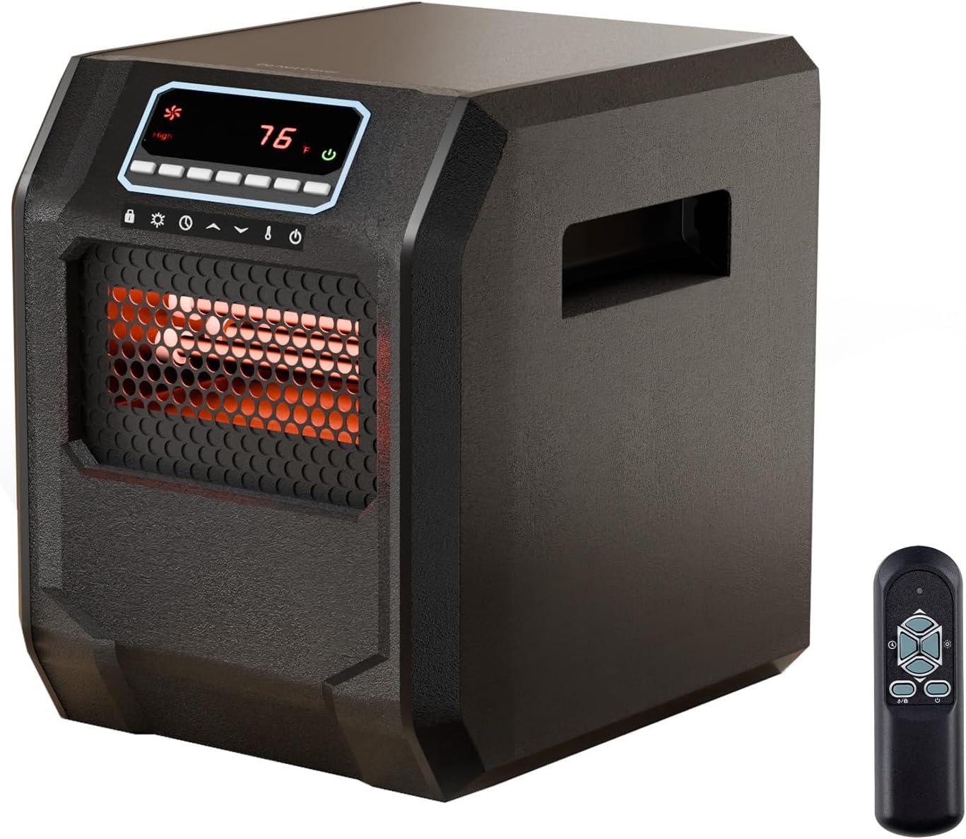 ZOKOP 750W 1500W Infrared Space Heater with Remote Control